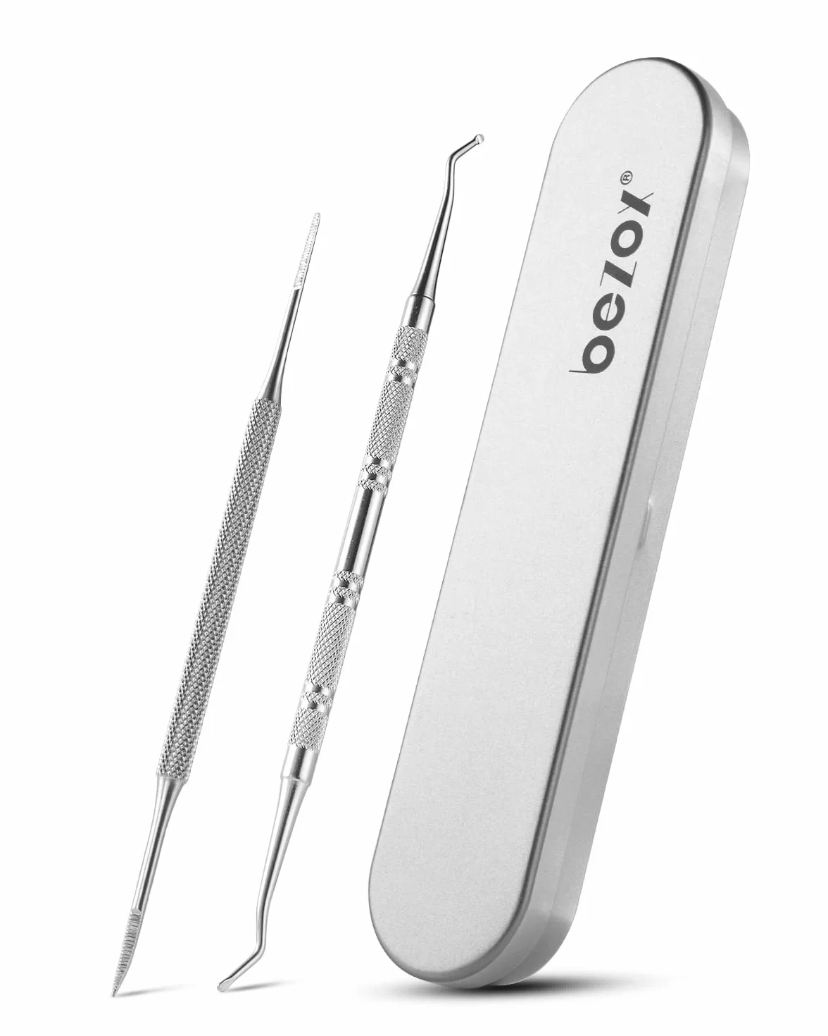 BEZOX Solleva Unghie Incarnite Pedicure Utensile Lima Acciaio Inox 13.4cm Lifter Kit 16.5cm