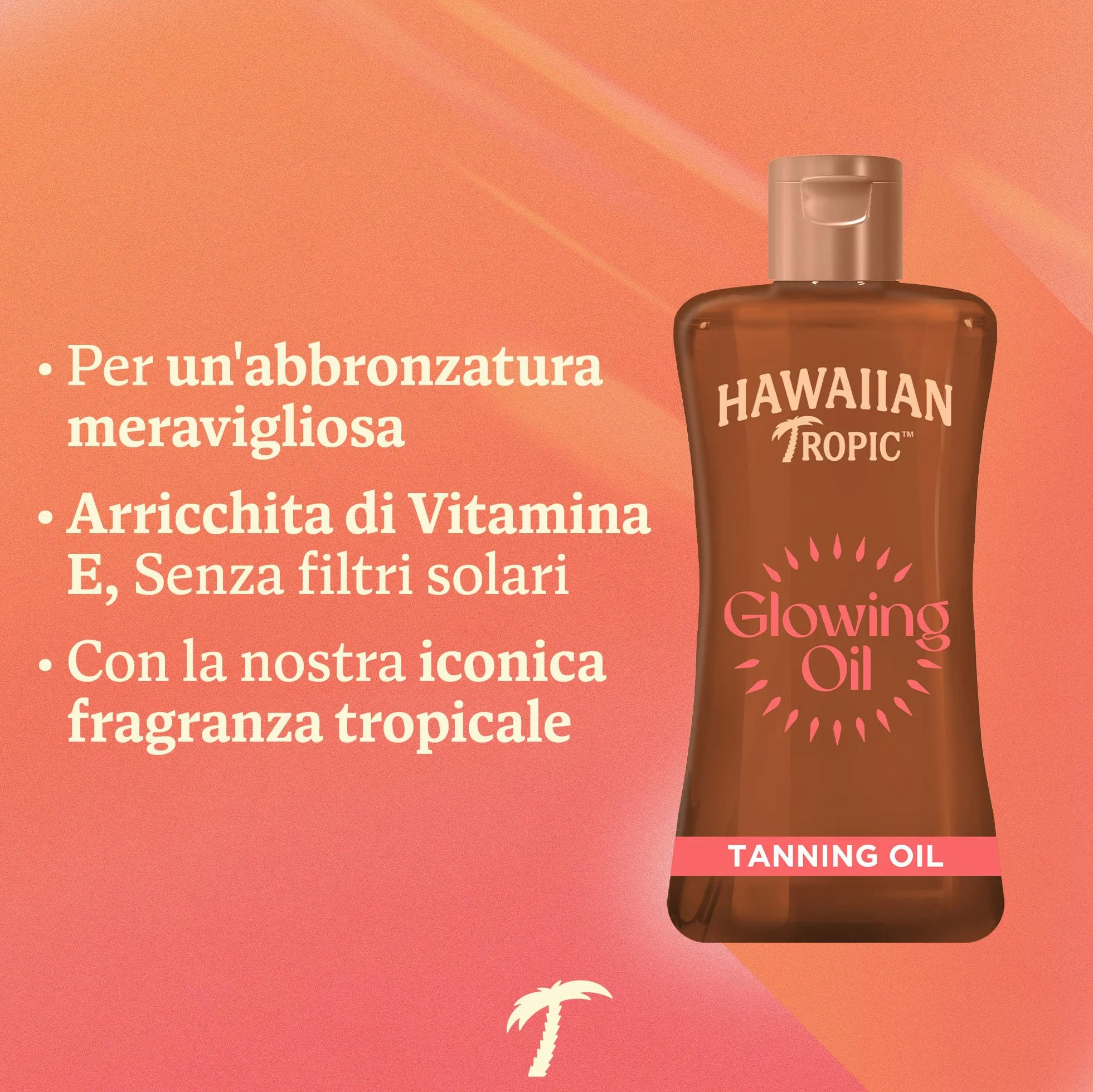 Hawaiian Tropic Glowing Tanning Oil 200ml