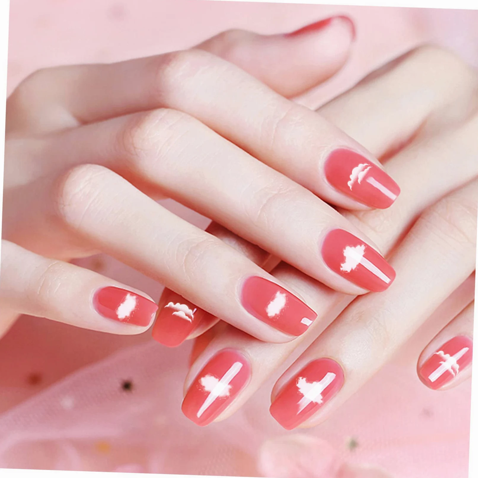 Healeved 20fogli Adesivi Per Unghie Decalcomanie Decorative Per Nail Art Adesivi Creativi Per Unghie Colorate Design Unico e Pratico e Occasioni Speciali