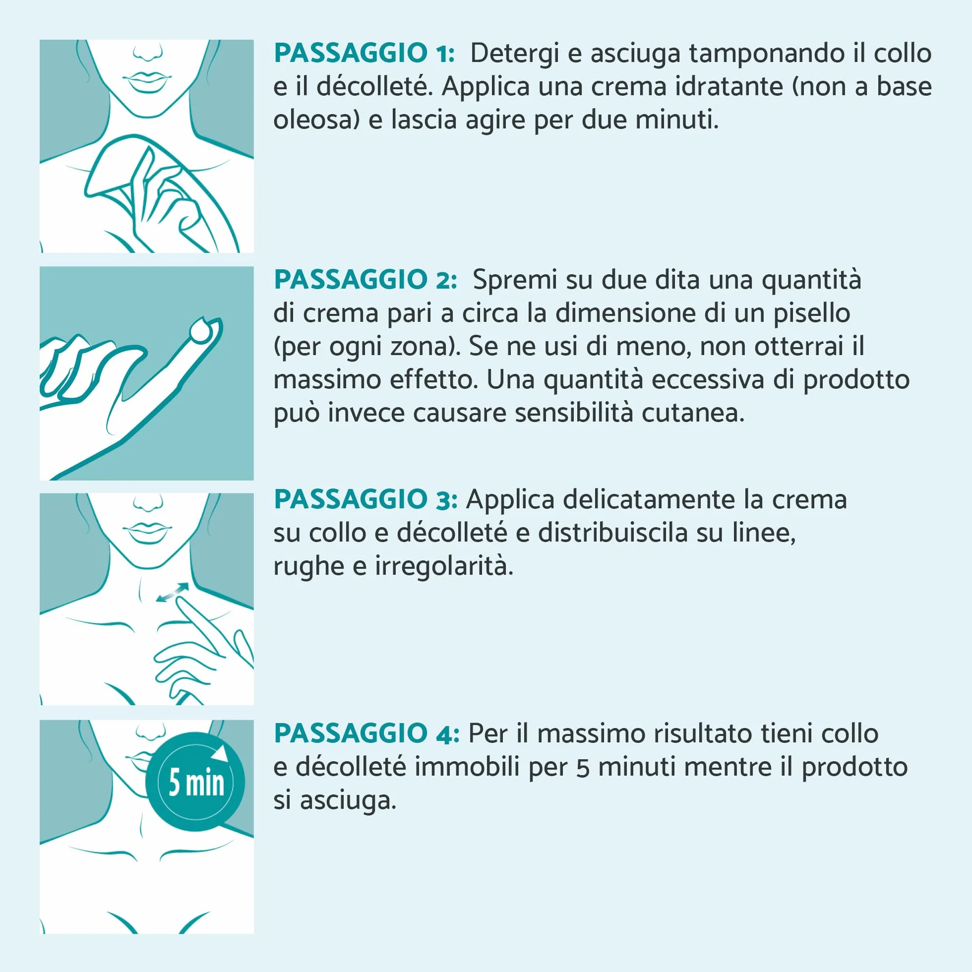 Remescar Crema Collo e Décolleté 40ml – Lifting Istantaneo per Pelle Rassodata – Riduce Rughe e Flaccidità in 5 Minuti – Crema Antirughe Levigante