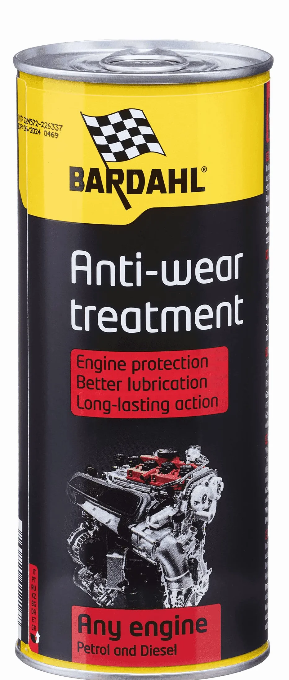 Bardahl Additivo Olio Auto Trattamento Antiusura 400ml