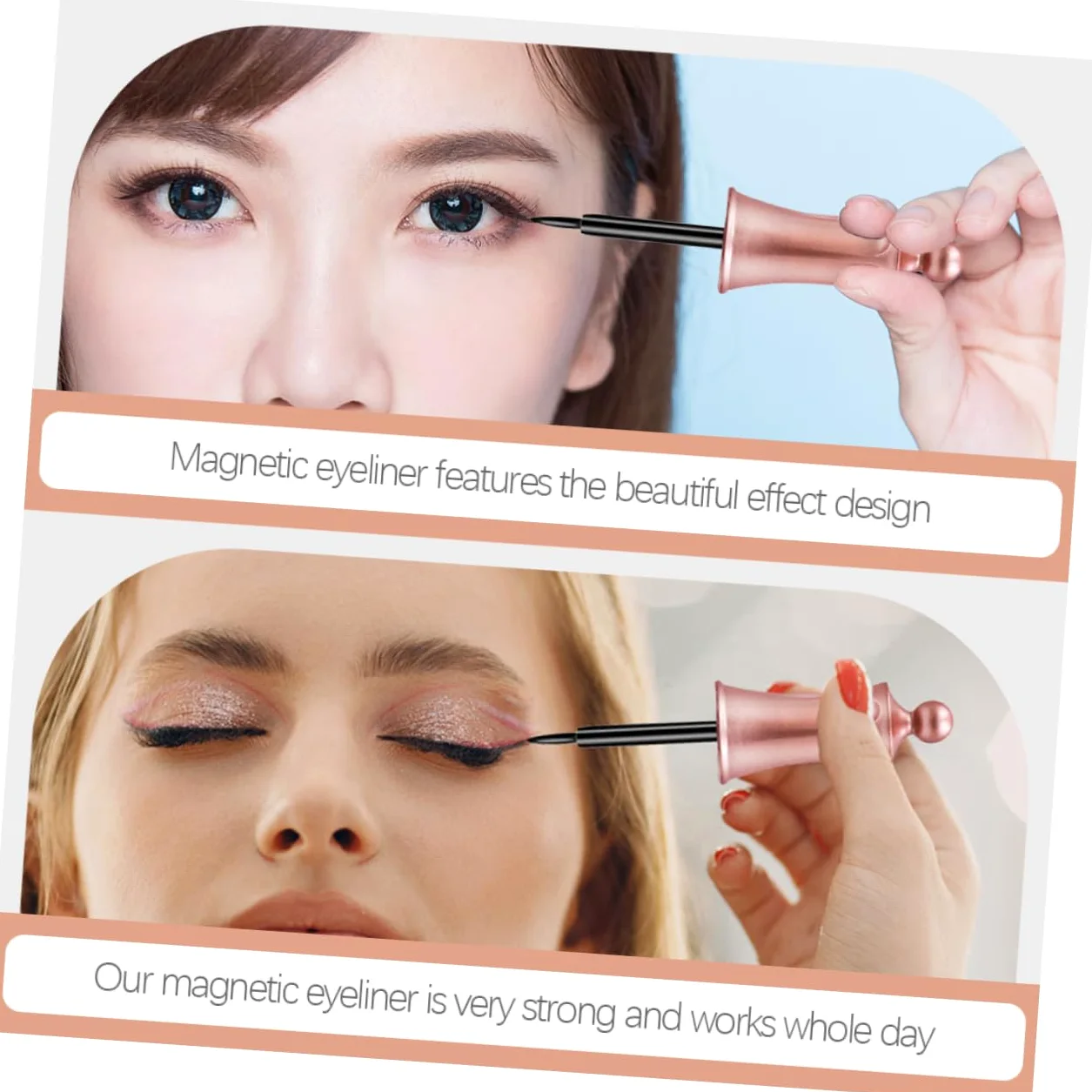 Didiseaon 5 Set Di Penna Eyeliner Magnetica Eyeliner Liquido Kit Per Il Trucco 4 Ml Per Donne E Adolescenti 2 Pezzi * 5