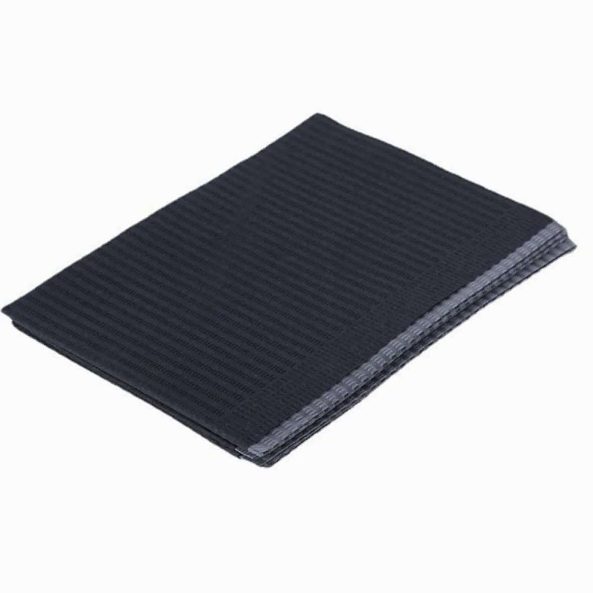 SOLUSTRE Tovaglie Monouso per Nail Art 125 Pezzi, Pad Assorbente per Manicure in Carta Spessa Nero, Set per Salone di Bellezza e Studio Tattoo