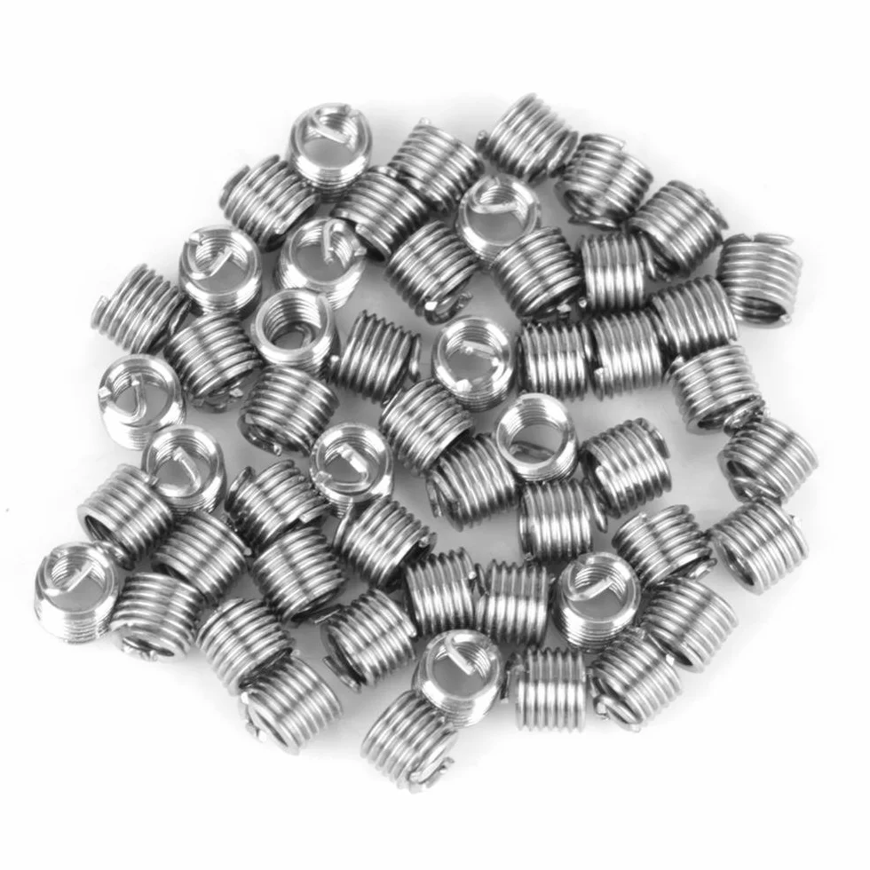 Kit di installazione per riparazione filo 50 pezzi acciaio inox M2 x 2D
