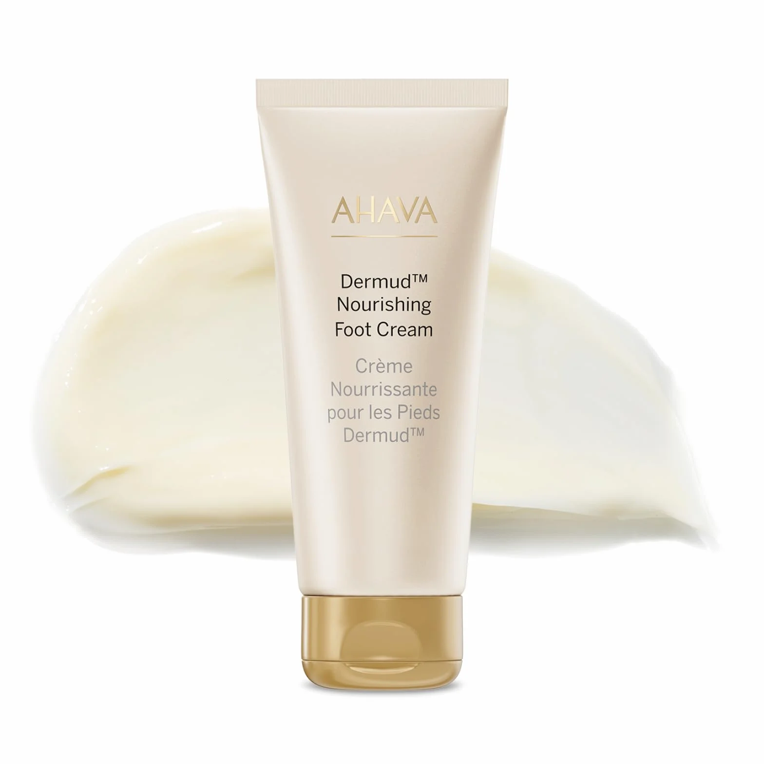 AHAVA Crema per i Piedi al Fango del Mar Morto - Idratazione Intensa e Nutrimento per Piedi Morbidi e Levigati - 100ml