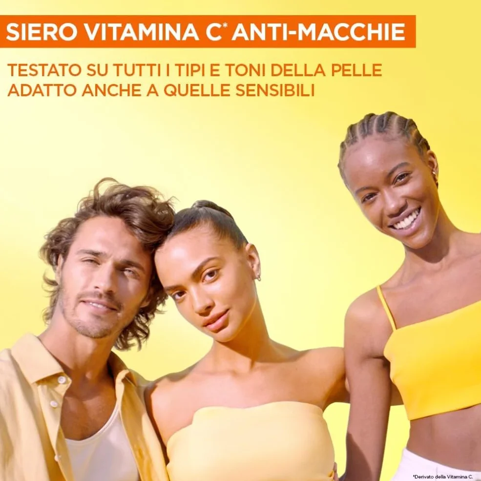 Garnier Siero Viso Vitamina C Anti-Macchie Illuminante Rimpolpante 30ml
