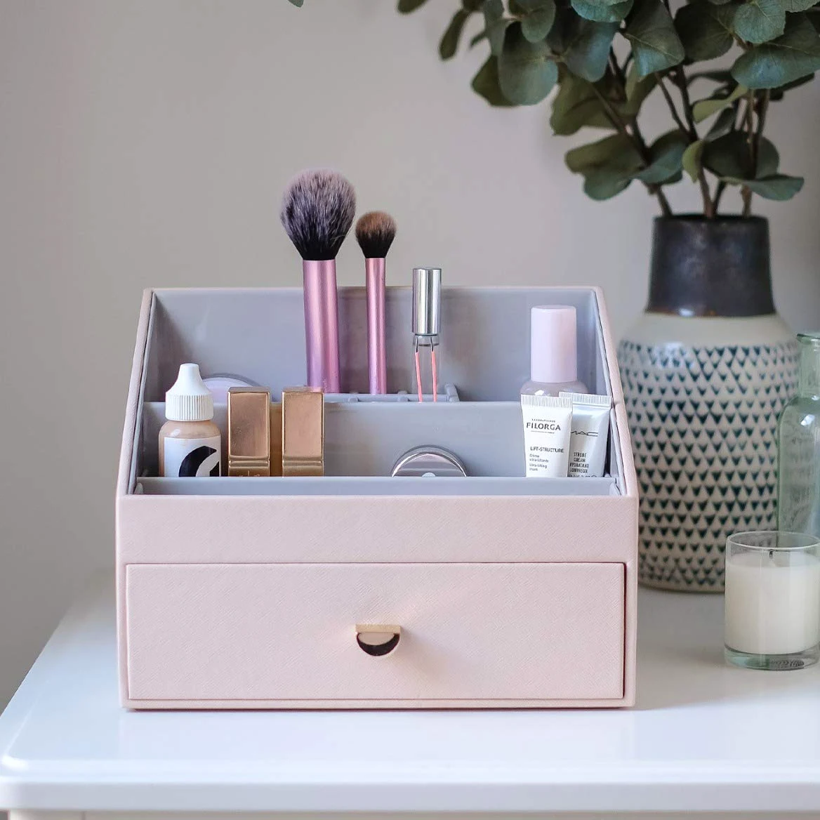 Stackers Blush - Organizer per trucco rosa