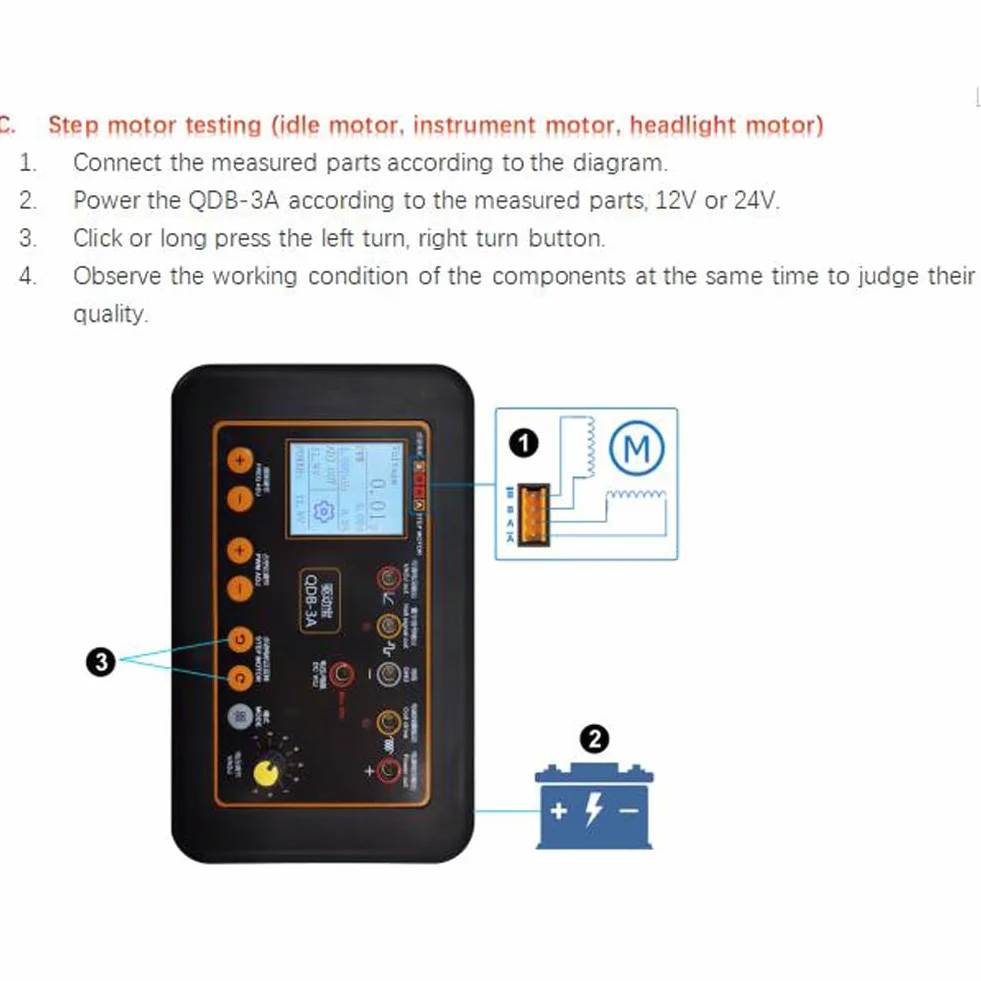 HUIOP QDB-3A Tester per bobine di accensione Drive Automobile Rilevatore di guasti auto