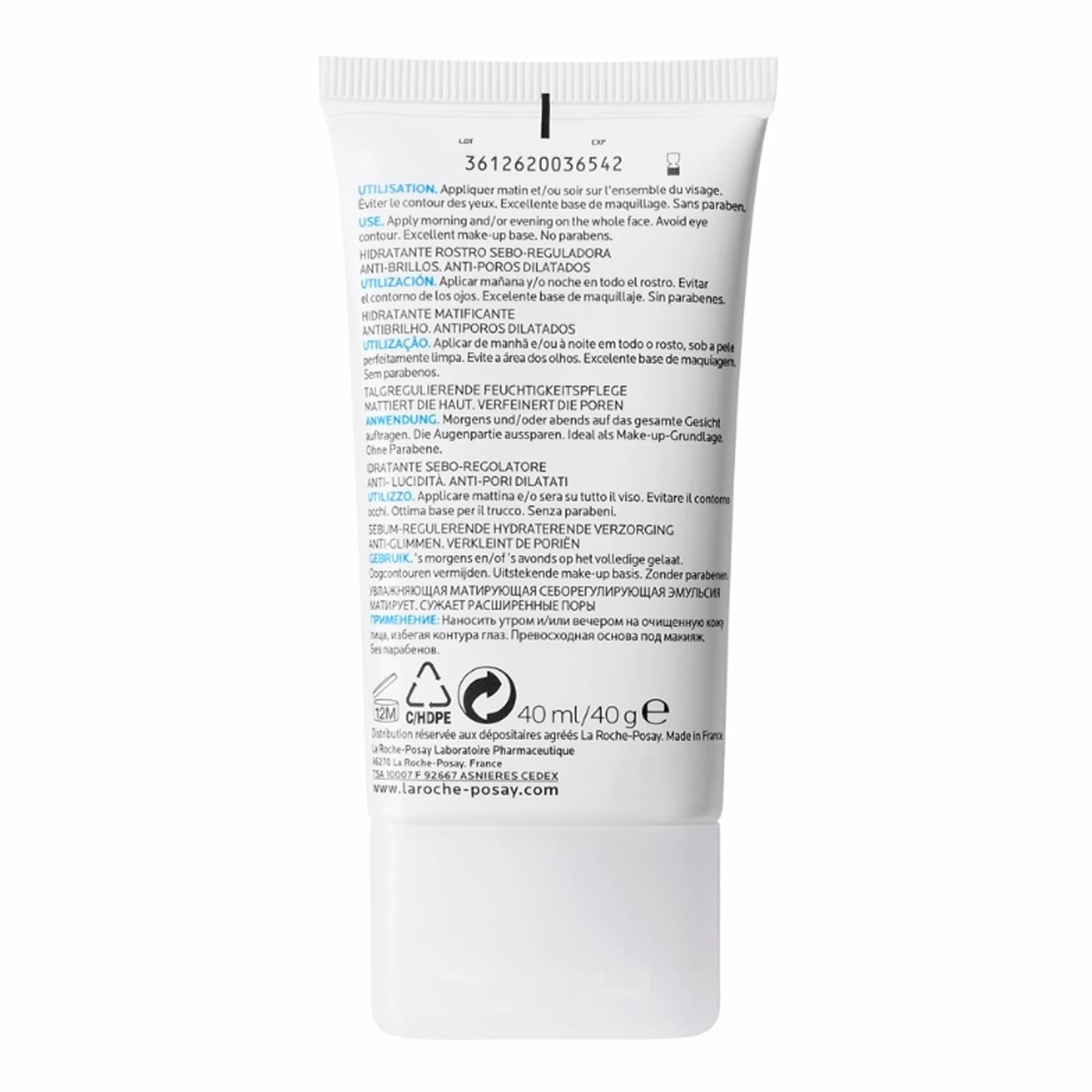 La Roche Posay Effaclar Mat Crema Idratante Seboregolatrice 40 ml