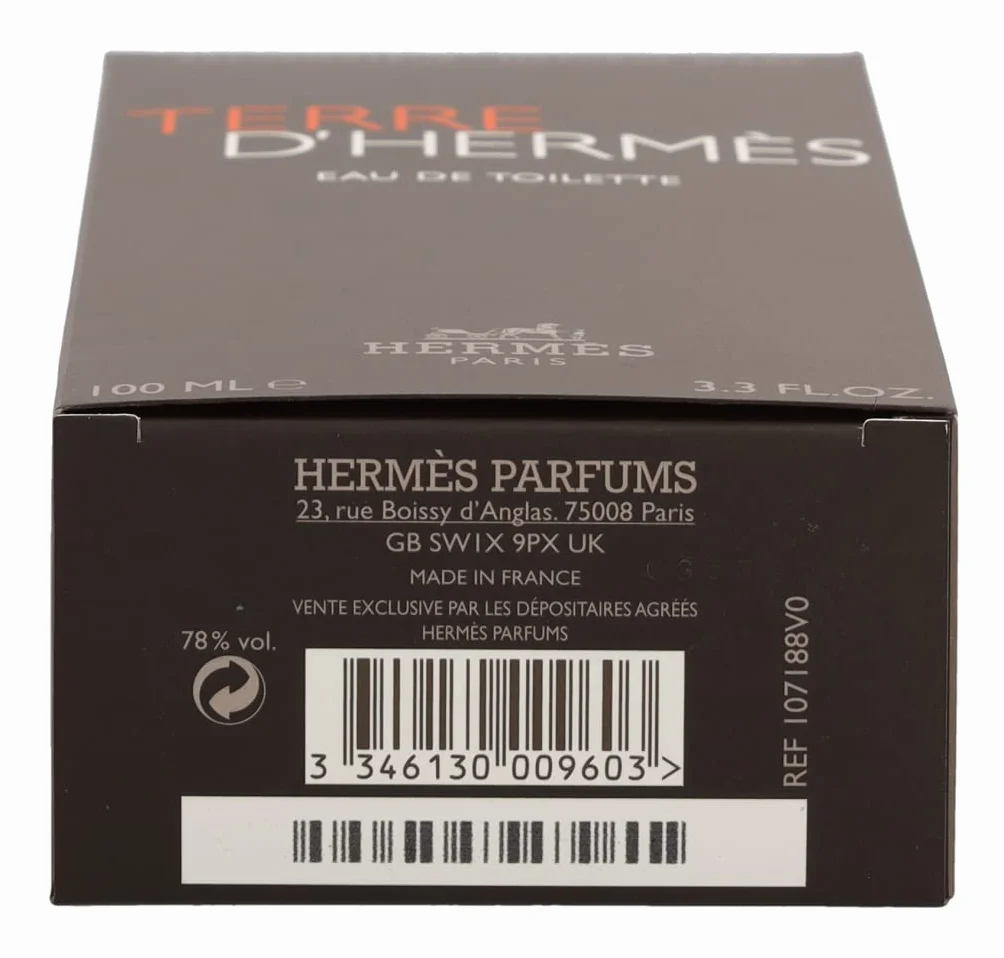 Hermès Terre d'Hermès Eau de Toilette 100 ml