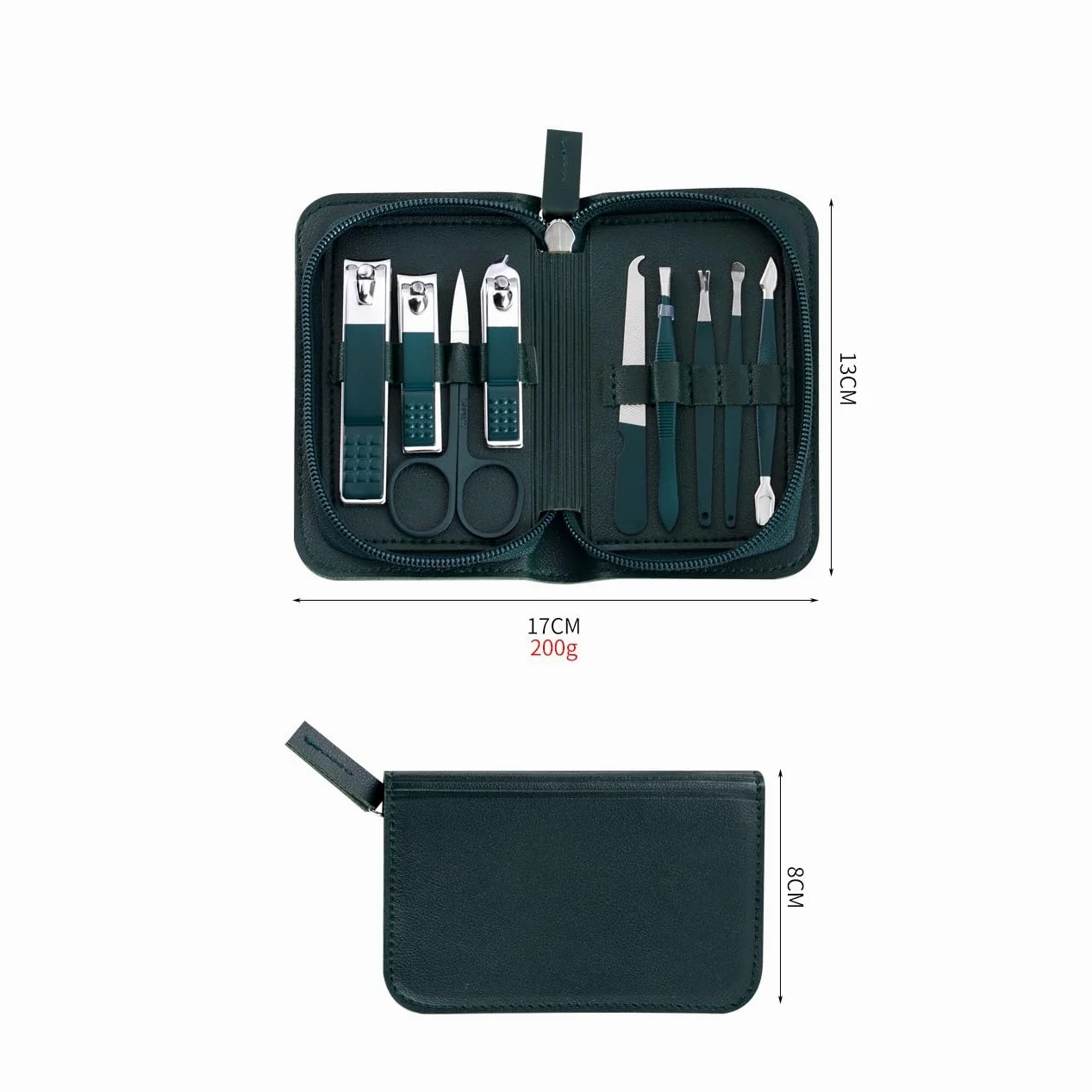 Set Tagliaunghie con Cerniera da 9 Pezzi E Tagliaunghie