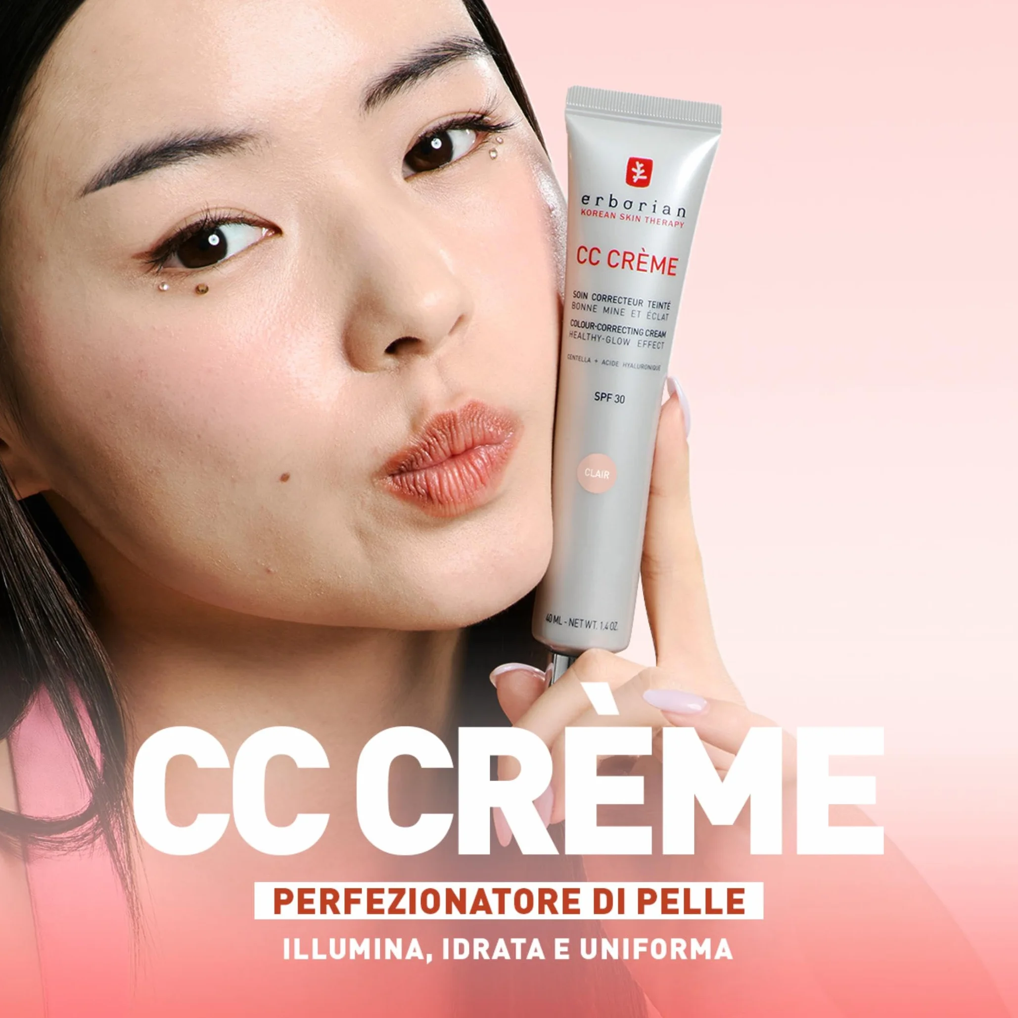 Erborian CC Crème alla Centella Asiatica Crema Viso Illuminante SPF 30 Cosmetica Coreana