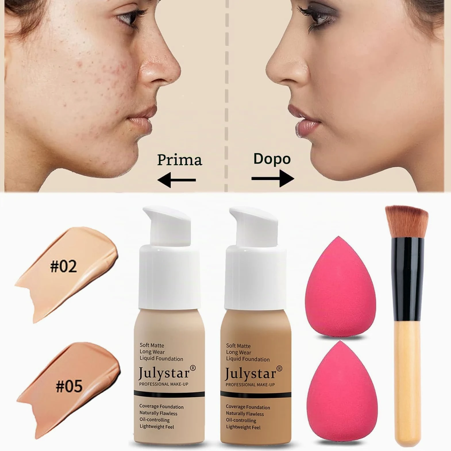 Joyeee Set di Trucchi Completo, Kit trucchi Donna Adolescenti Ragazza, Make up Set Regalo con Palette di ombretti Rossetto Mascara Blush Fondotinta Eyeliner Pennello