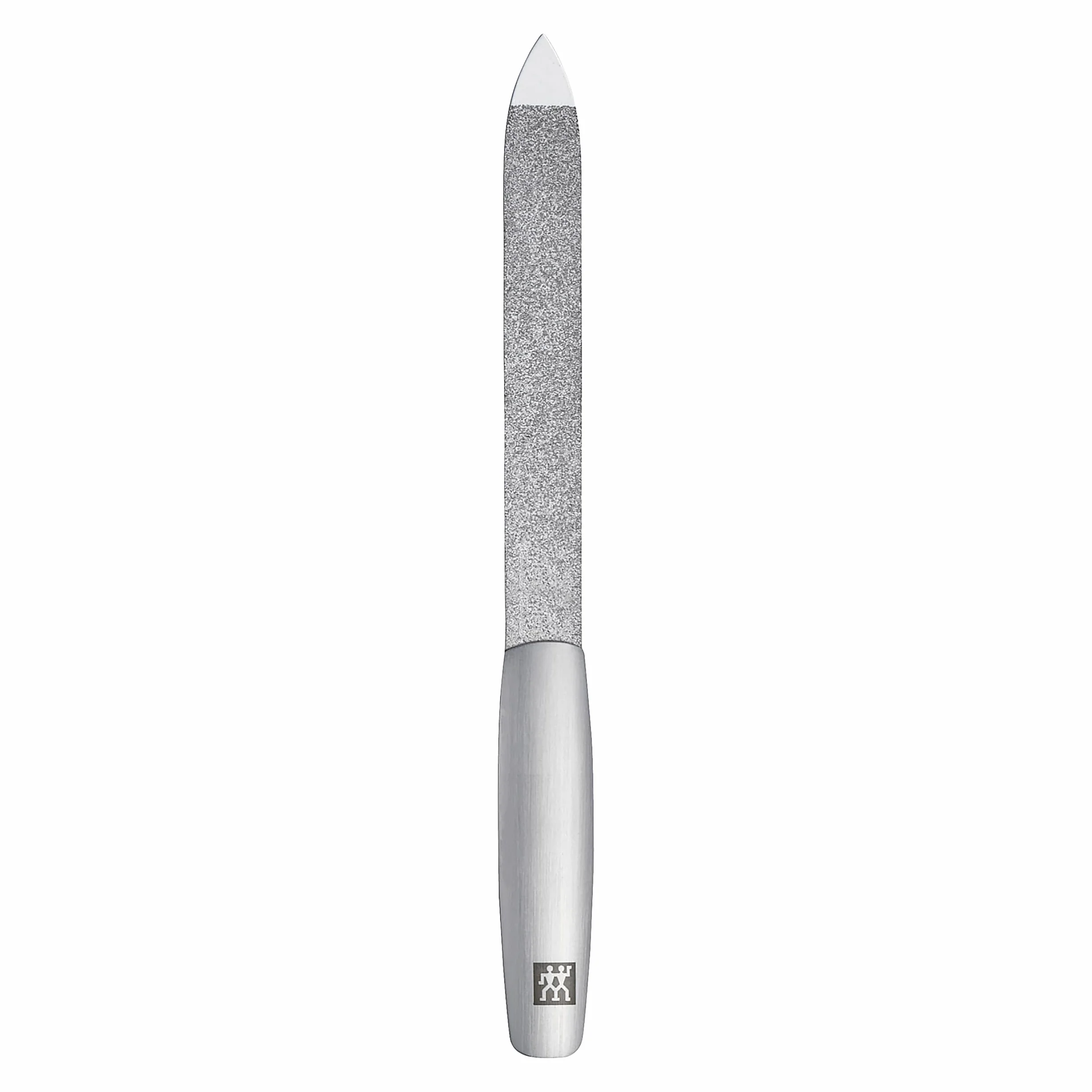 ZWILLING Lima per unghie in zaffiro (superfici di limatura a grana grossa e fine per accorciare e modellare, punta di pulizia), premium, argento, 130 mm