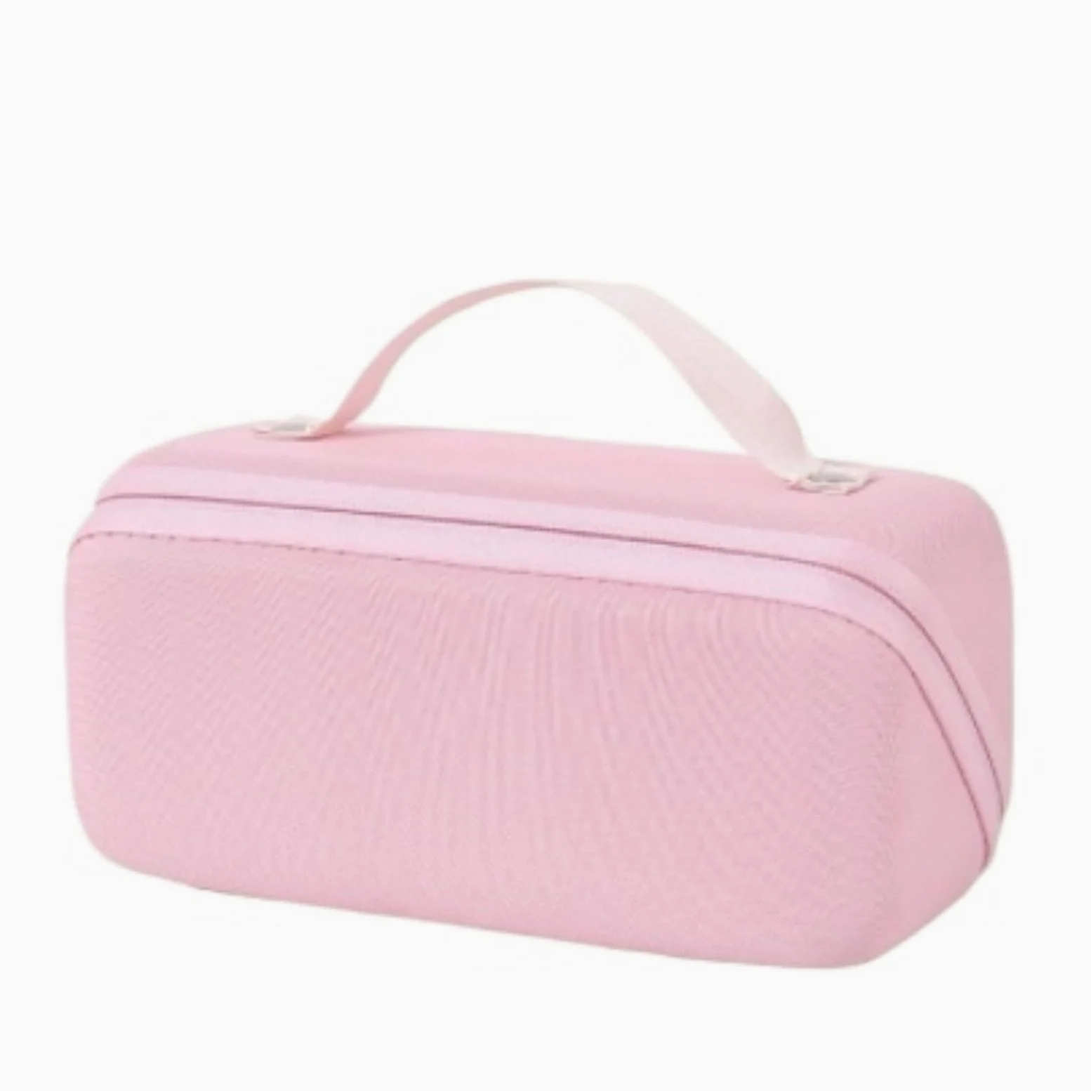 Porta Smalti Valigetta Unghie Scatola Portaoggetti Portatile For Smalti, Cosmetici E Gioielli Borsa Viaggio(Pink)