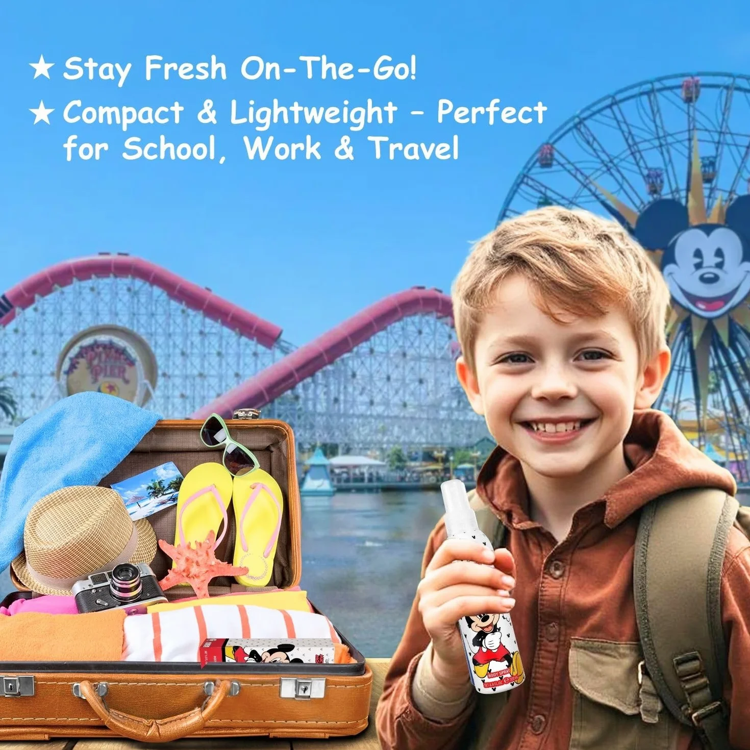 Mickey Colonia Fresca Spray 200ml Vaporizador