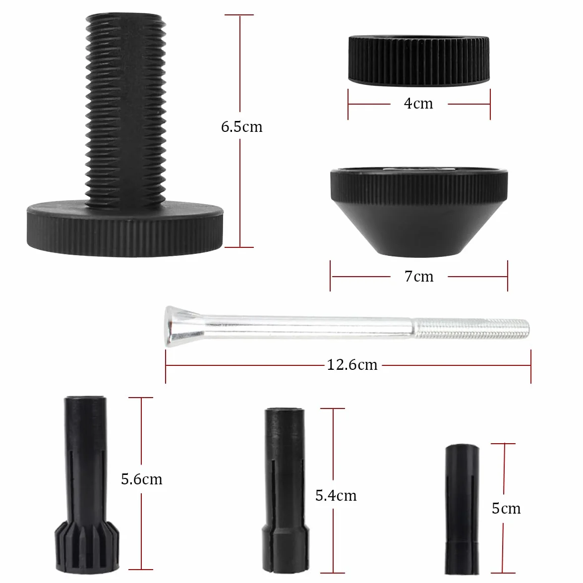 Utensile per Allineamento Dischi di Frizione Universale, Strumento di Allineamento Frizione Auto Nera
