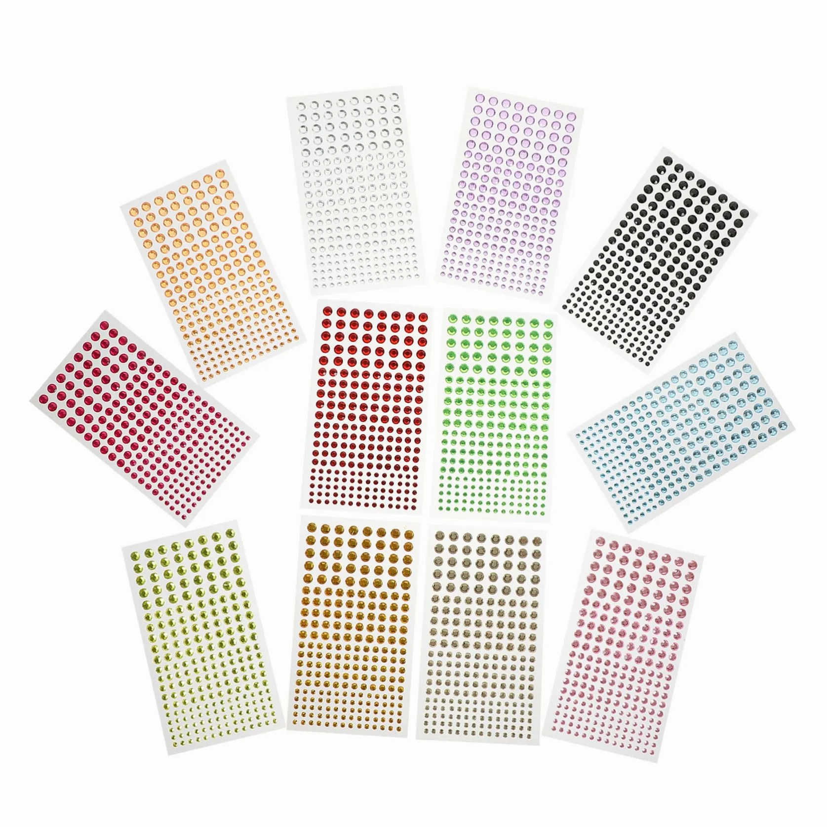PACKOVE 36fogli Gemmper Viso Adesivi Glitter e Strass Per Decorazioni Di Trucco Facili Da Applicare Per Feste Carnevali Halloween e Occasioni Speciali