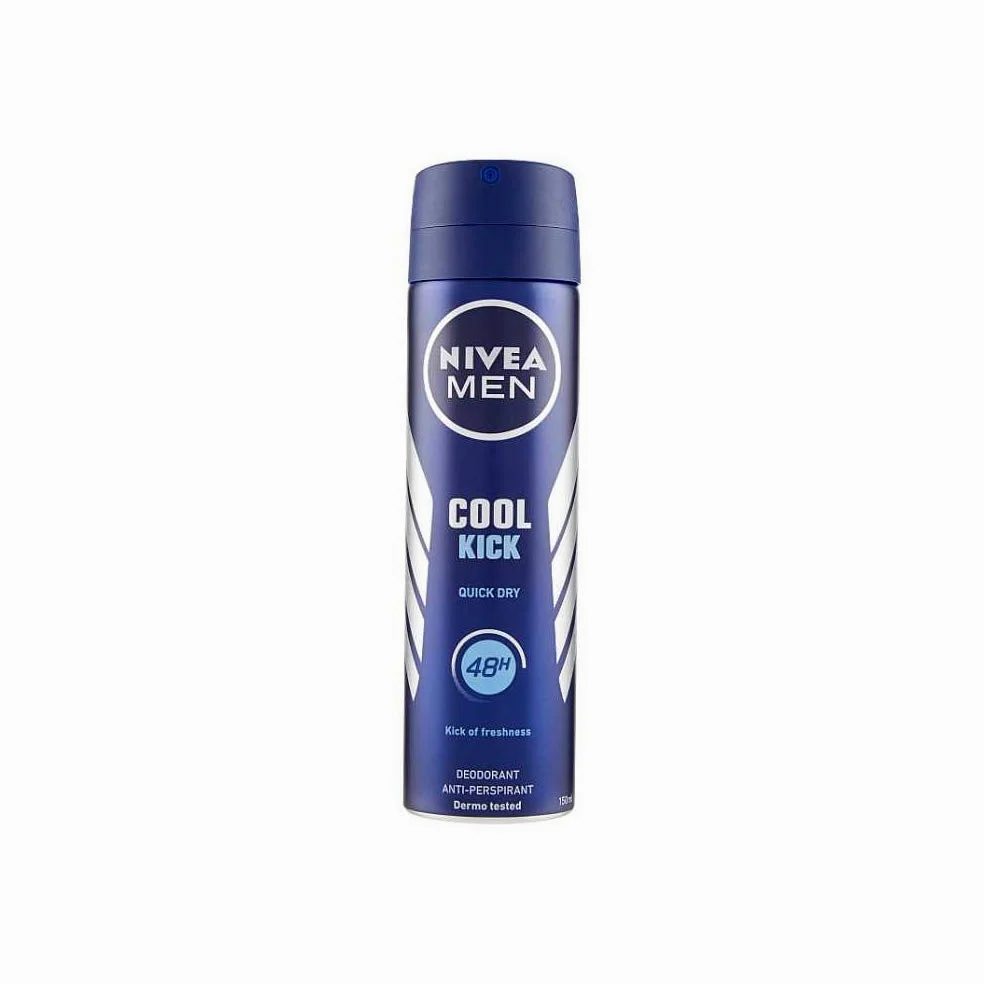 Nivea Men Cool Kick Deodorante Uomo Spray 48H 150ml