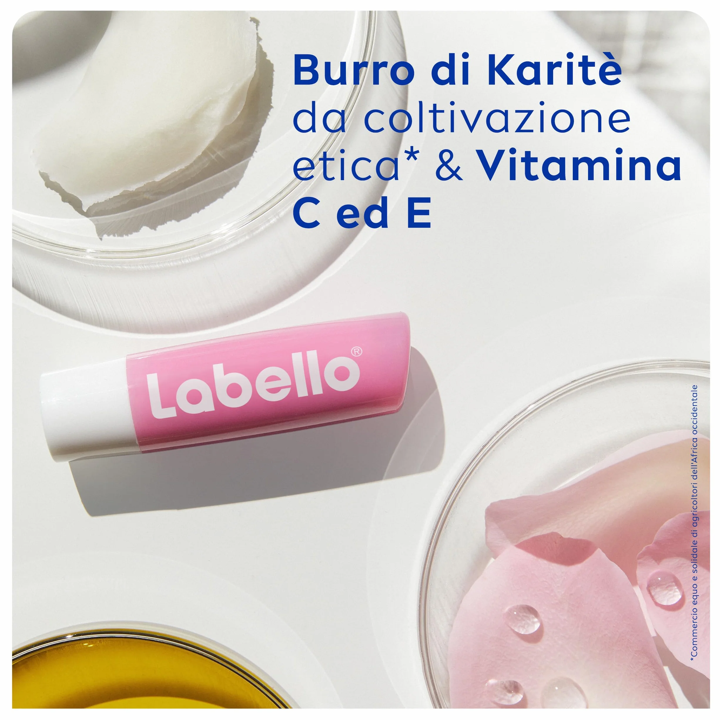 Labello Soft Rosé 4.8 g Balsamo labbra colorato con estratto di rosa