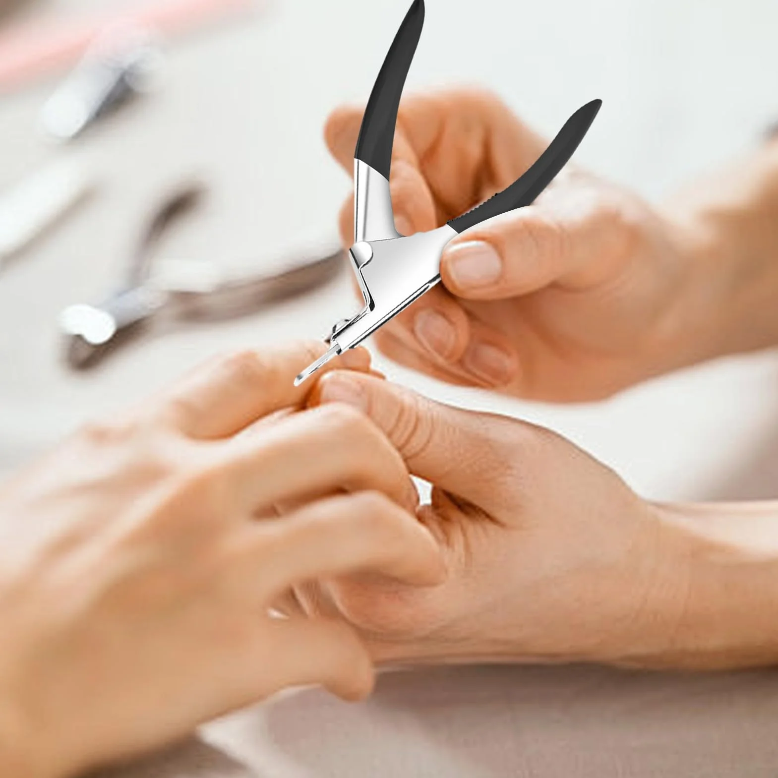 Taglierina unghie in acciaio inossidabile Clipper punta unghia U Tabelle acriliche Cutter Manicure Tool