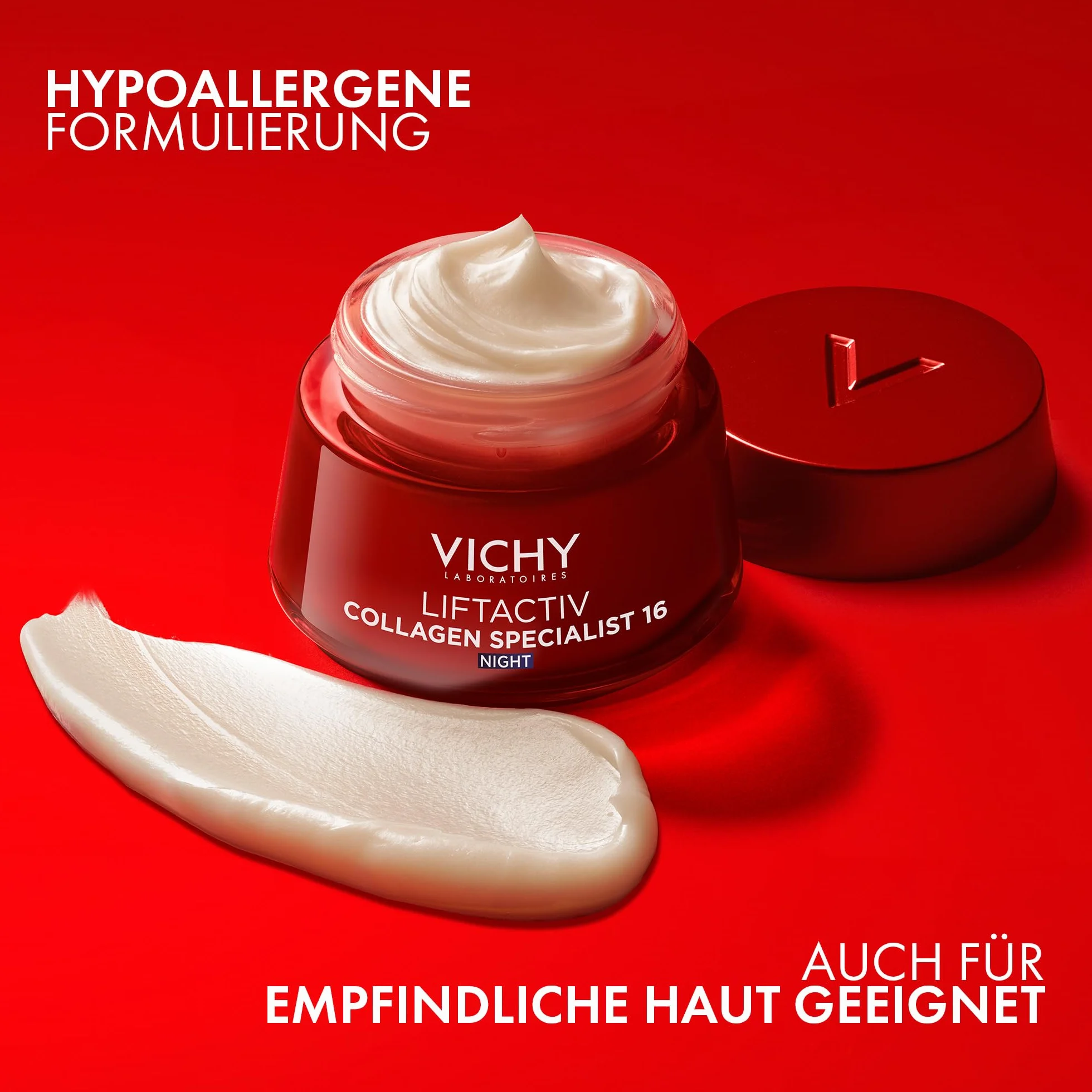 Vichy Liftactiv Collagen Specialist Crema Notte Anti-età 50ml Peptidi Pro-Collagene Vitamina C Resveratrolo