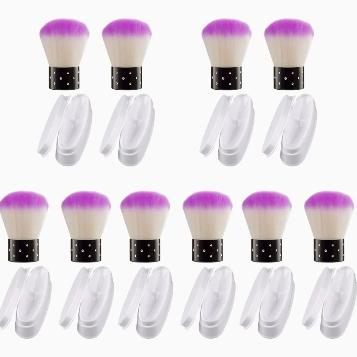 FRCOLOR 10 Set Dip French Dip Powder Nail Kit Dip Powder Organizer Strumenti per Manicure Organizzatori di Polvere con
