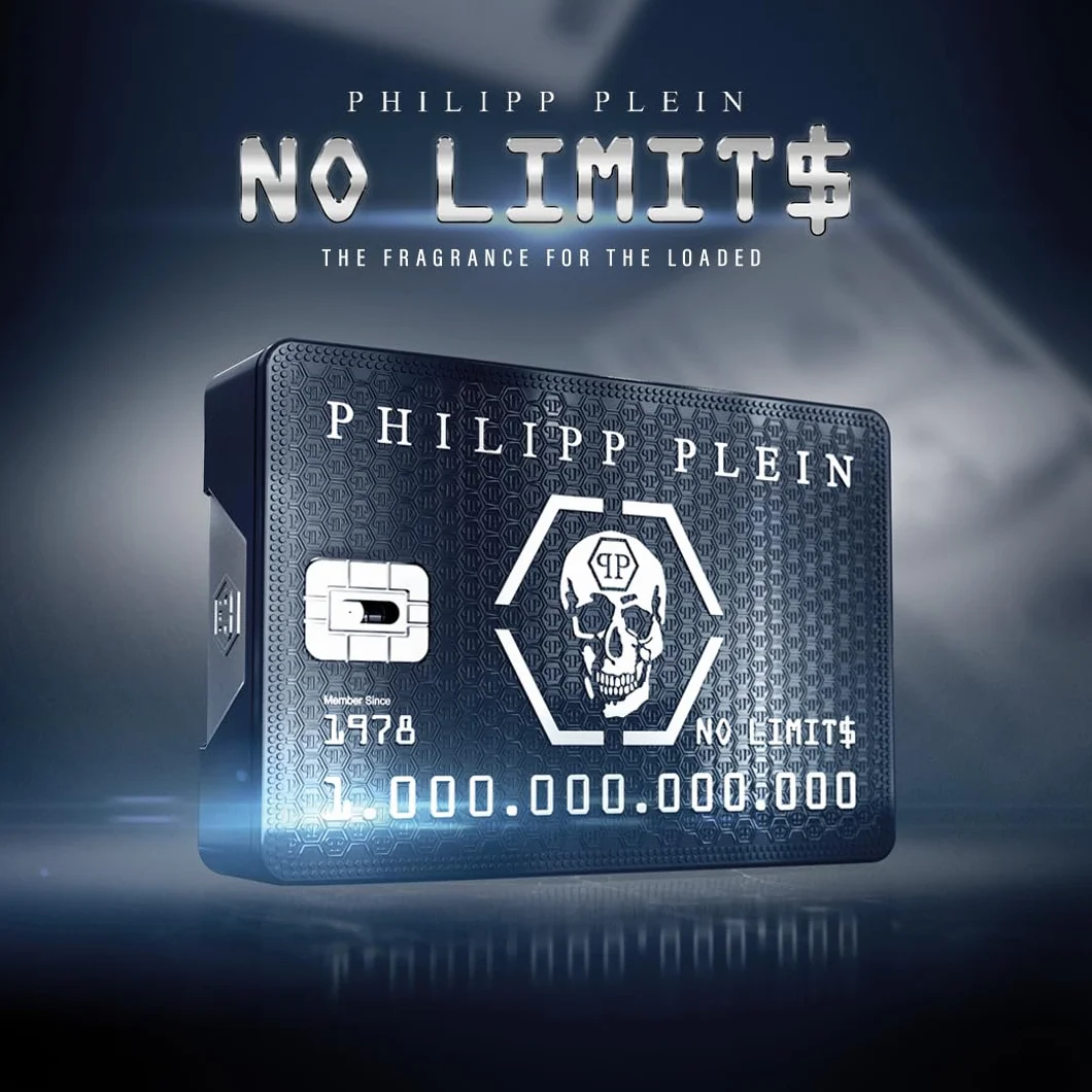 Philipp Plein – Eau de Parfum No Limits 90 ml – Profumo Uomo – Note Orientali e Legnose – Un Tatuaggio Olfattivo Indelebile e Sensuale – Woody Oriental – Flacone in Vetro Laccato Nero