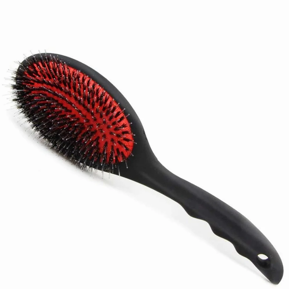 Pettine da Barbiere Pettine for parrucchiere cuscino d'aria addominali La maniglia curva di plastica Il pettine anti-statico del massaggio antistatico è adatto for gli uomini e le donne uso domestico