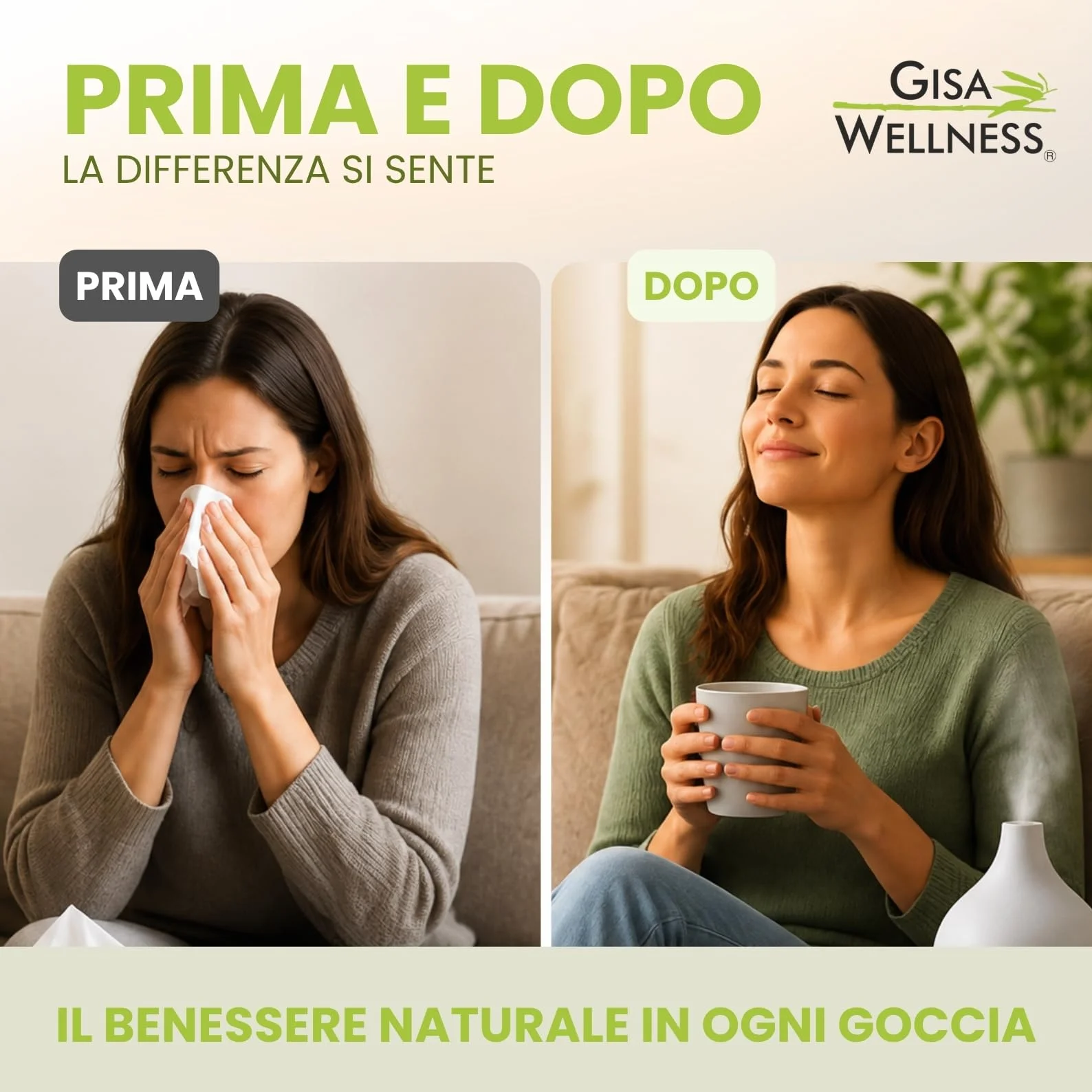 Olio Essenziale di Origano Bio 10ml Puro Naturale Aromaterapia Diffusori Uso Alimentare Made in Italy Gisa Wellness