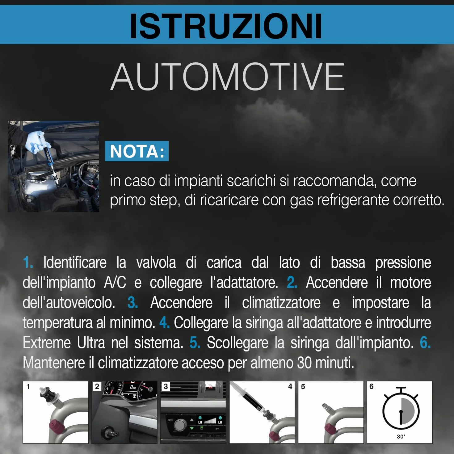 ERRECOM Extreme 30 ml Turafalle per Impianti di Climatizzazione Auto R134a