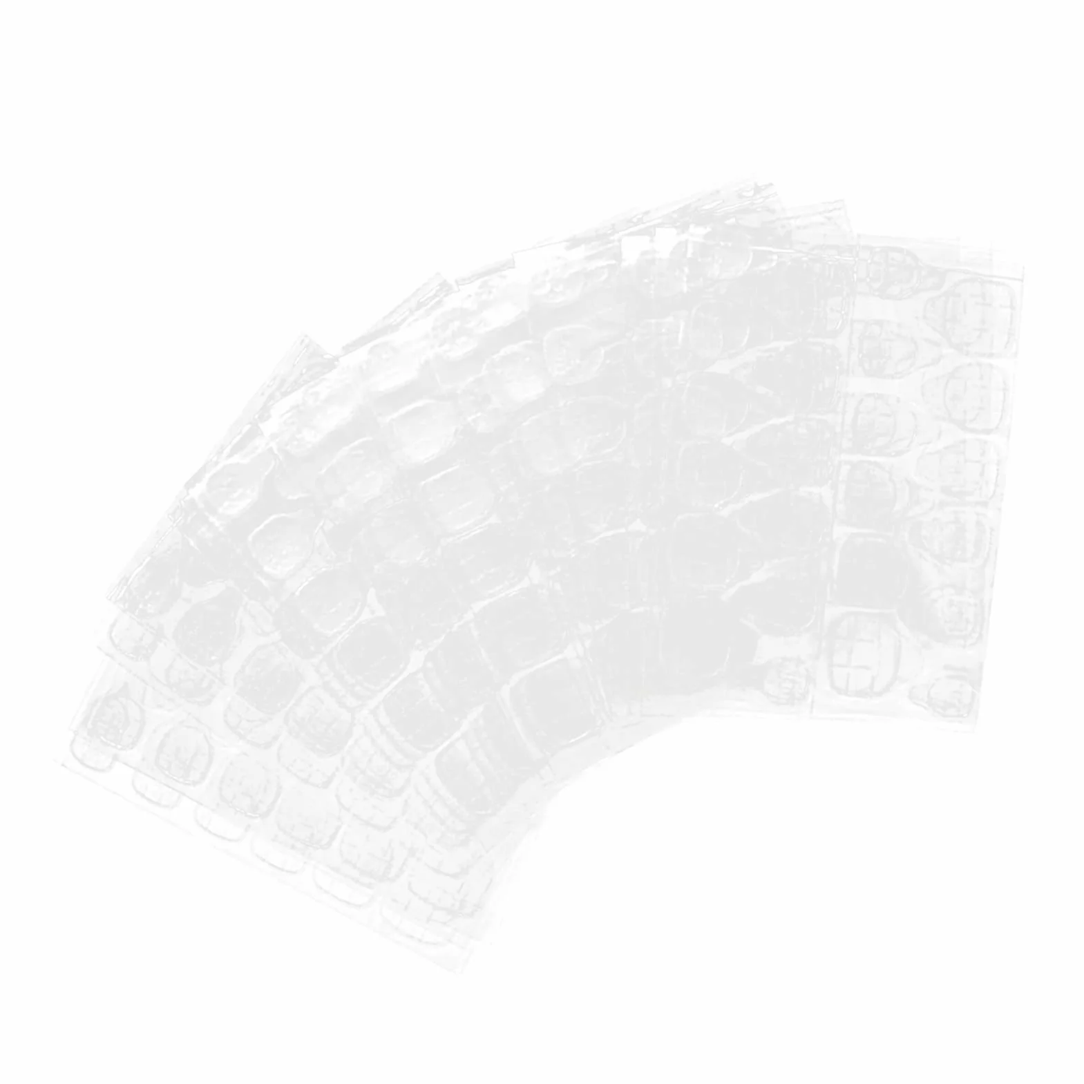 AMONIDA Adesivo per Colla per Unghie Impermeabile Linguette Adesive per Unghie Traspiranti Trasparenti di Lunga Durata per Manicure, Adesivo per Colla per Finte Ecologico 50 Fogli