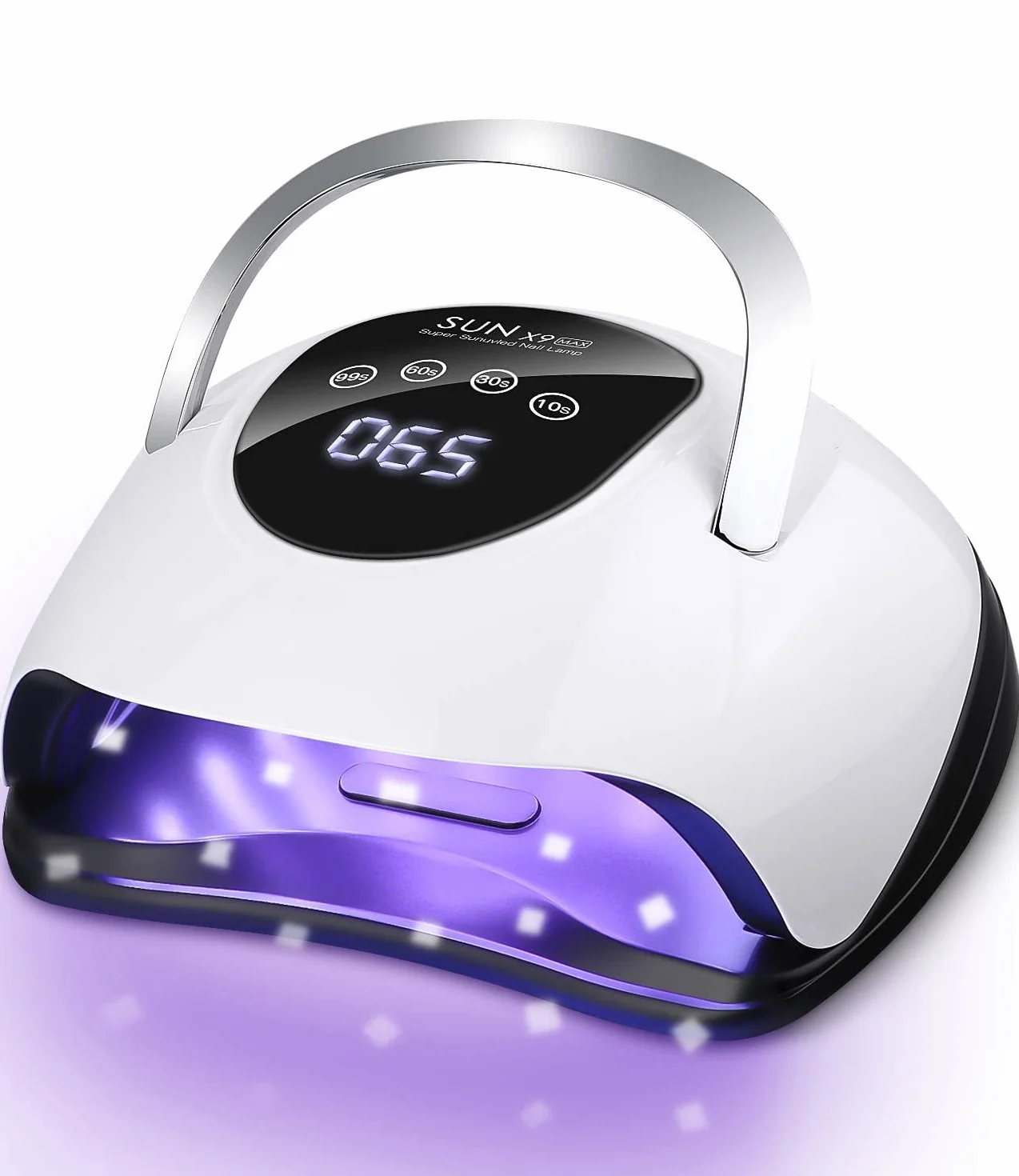 Lampada UV LED Unghie 220W Fornetto Gel Semipermanente 4 Timer Preimpostati Sensore Automatico Touchscreen