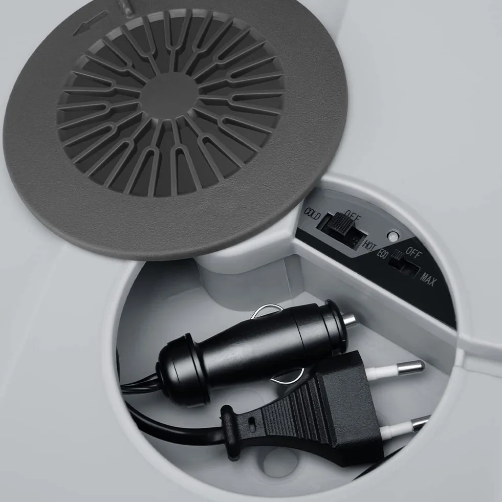 Frigorifero Elettrico Portatile 32 Litri, Mini Frigo 230V 12V, Freddo e Caldo per Camion Auto Campeggio