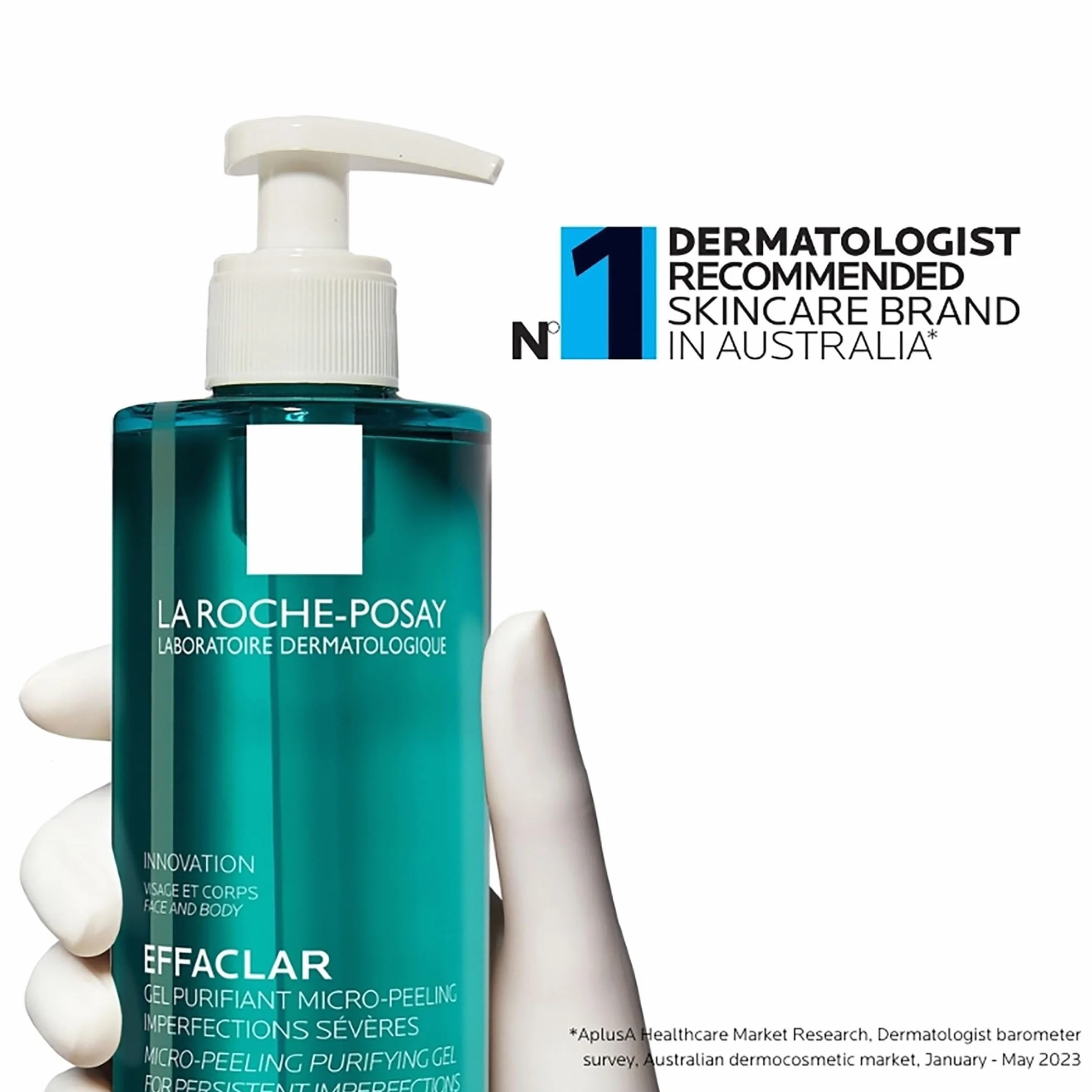 La Roche Posay Effaclar, Gel Purificante Micro-Peeling, Per Pelli Grasse a Tendenza Acneica, Azione Detergente, Pelle Levigata, Rimuove Sebo e Impurità + Routine Correlate a Questo Prodotto