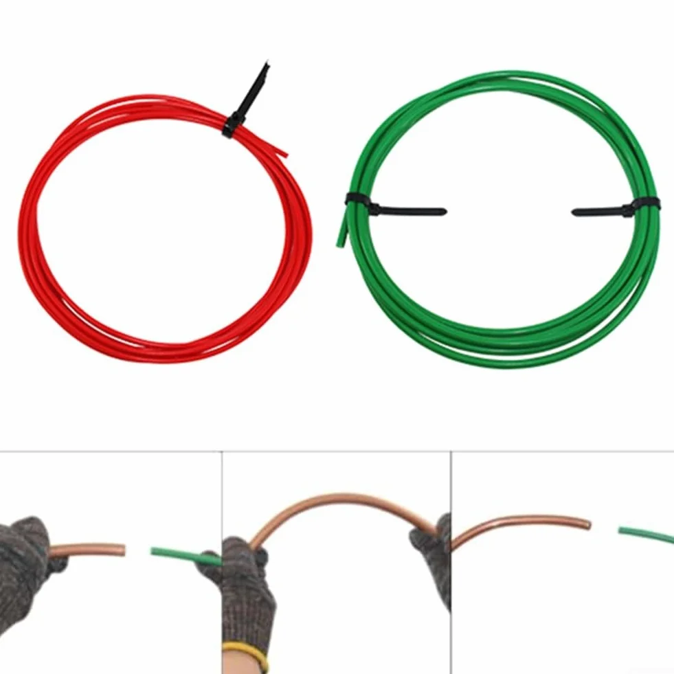 Kit piegatubi in rame per aria condizionata, PE, con striscia di gomma, strumento idraulico manuale, 2 misure