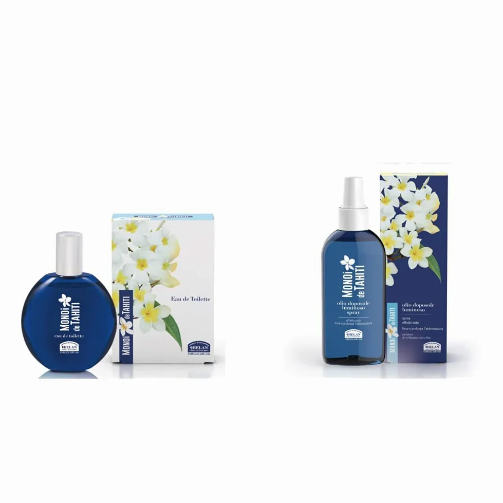 Helan, Monoi de Tahiti, Eau de Toilette &, Monoi De Tahiti, Olio Dopo Sole Spray Corpo e Viso Luminoso