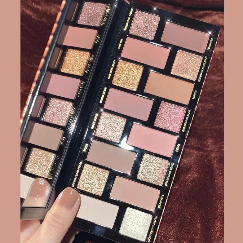 Palette di ombretti long lasting opachi e glitter miscelabili truccolo multi-uso per occhi viso Kit regalo cosmetici portatile principianti professionisti