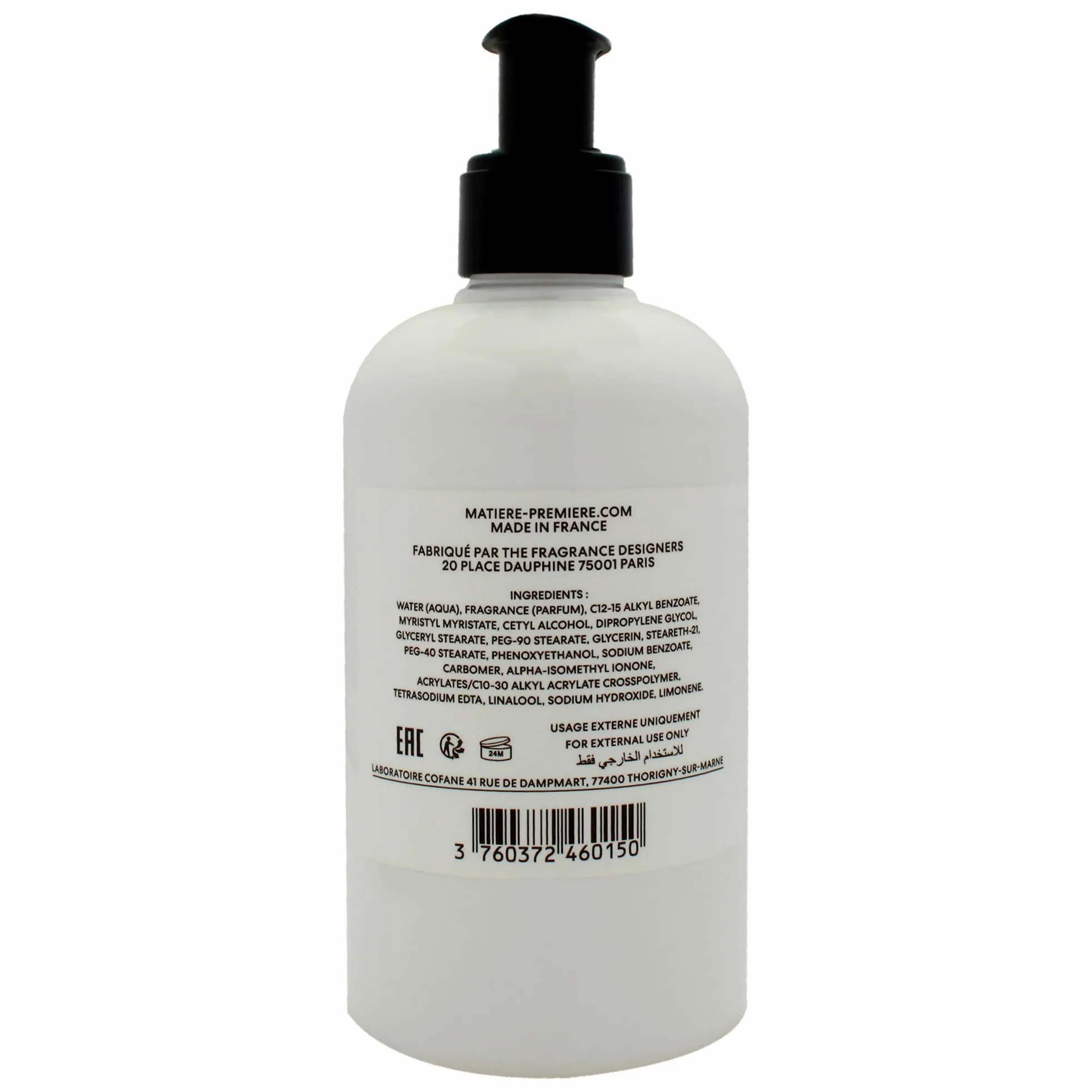 Hand and Body Lotion - Crystal Saffron by Materiere Premiere for Unisex - 10,14 oz Body Lotion