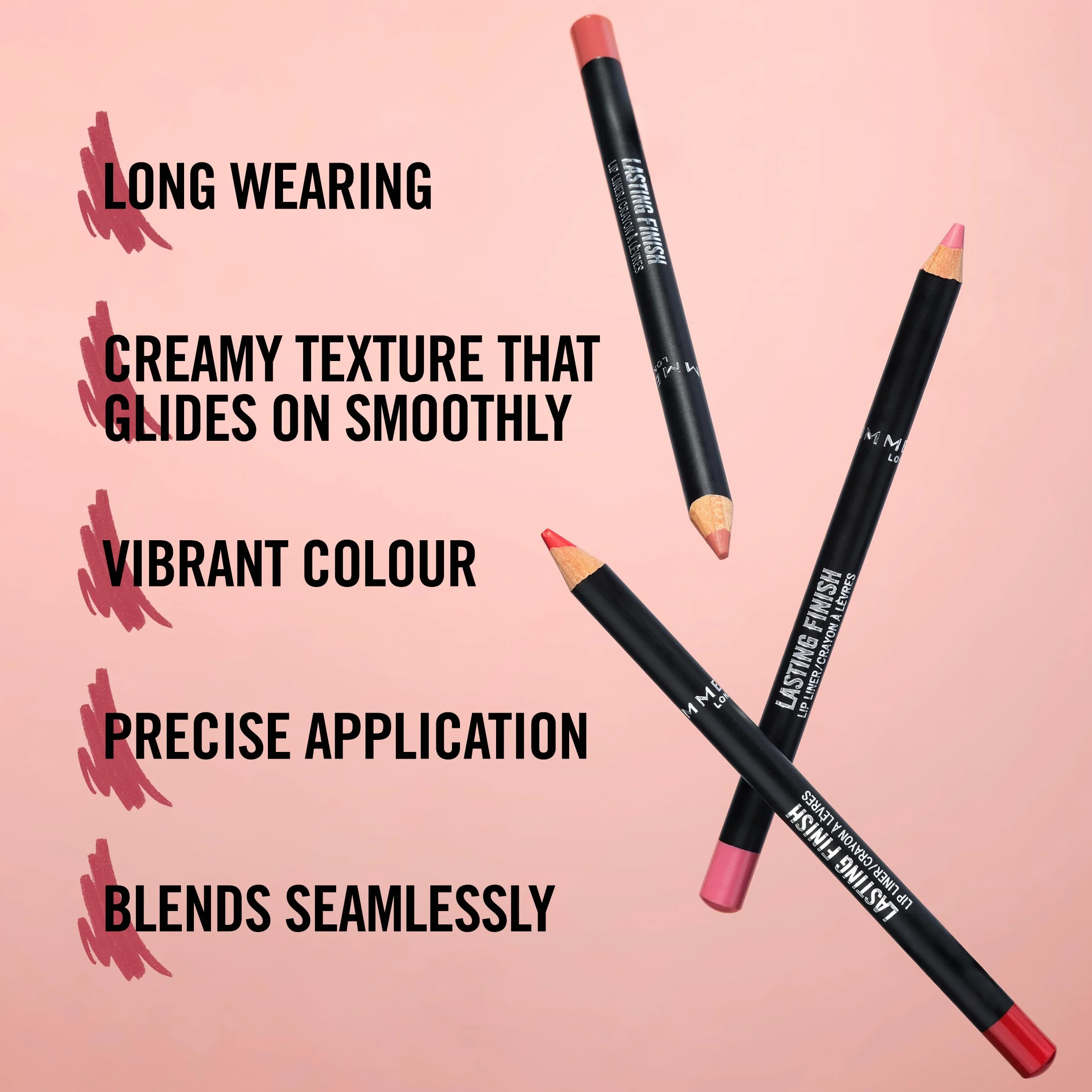 Rimmel London Lasting Finish Matita Labbra 760 90's Nude 1.2 g