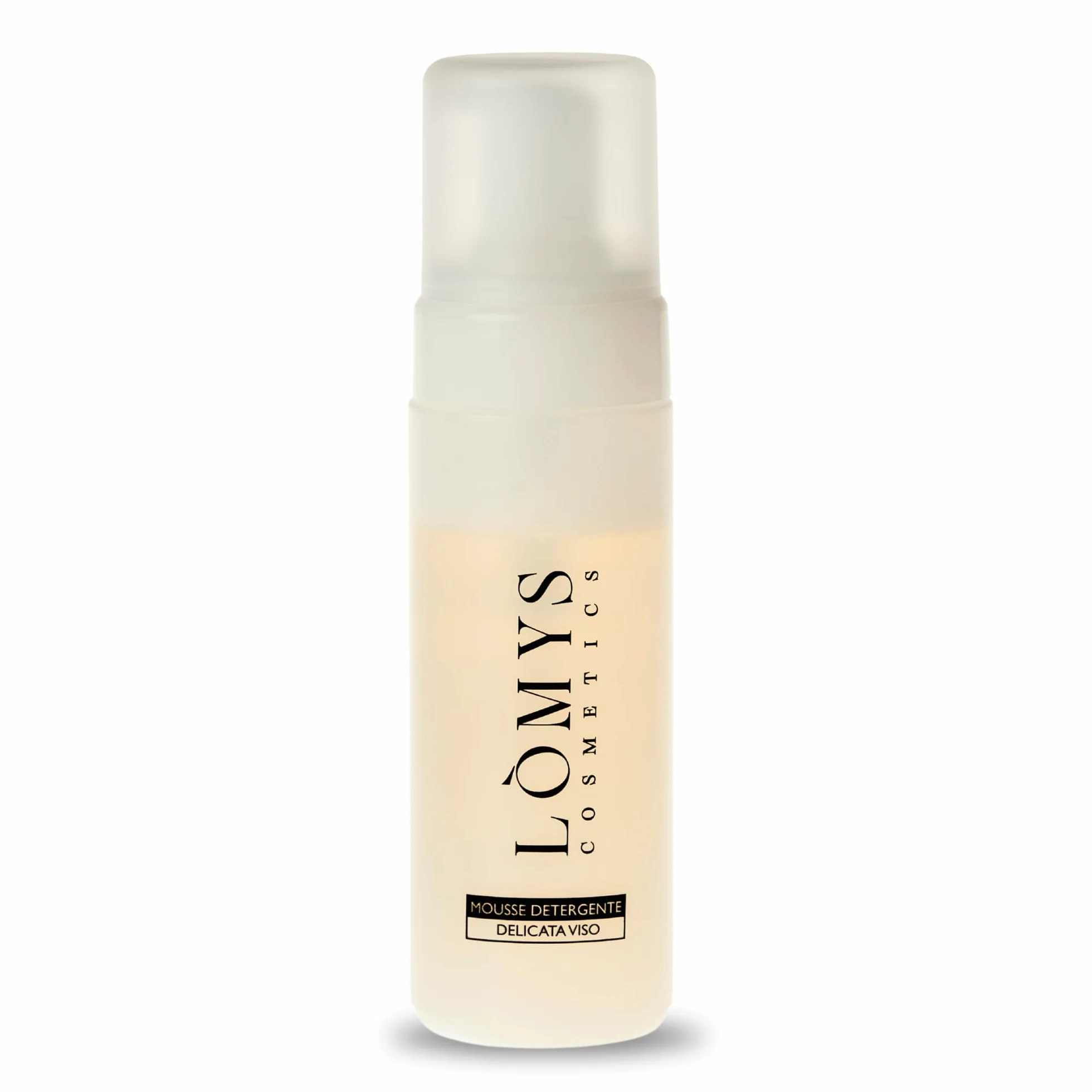 Lòmys Cosmetics - Mousse Detergente Viso - Schiuma Purificante e Idratante per una Pulizia Profonda, Formula Soffice per Tutti i Tipi di Pelle, Skincare, Struccante Viso e Occhi