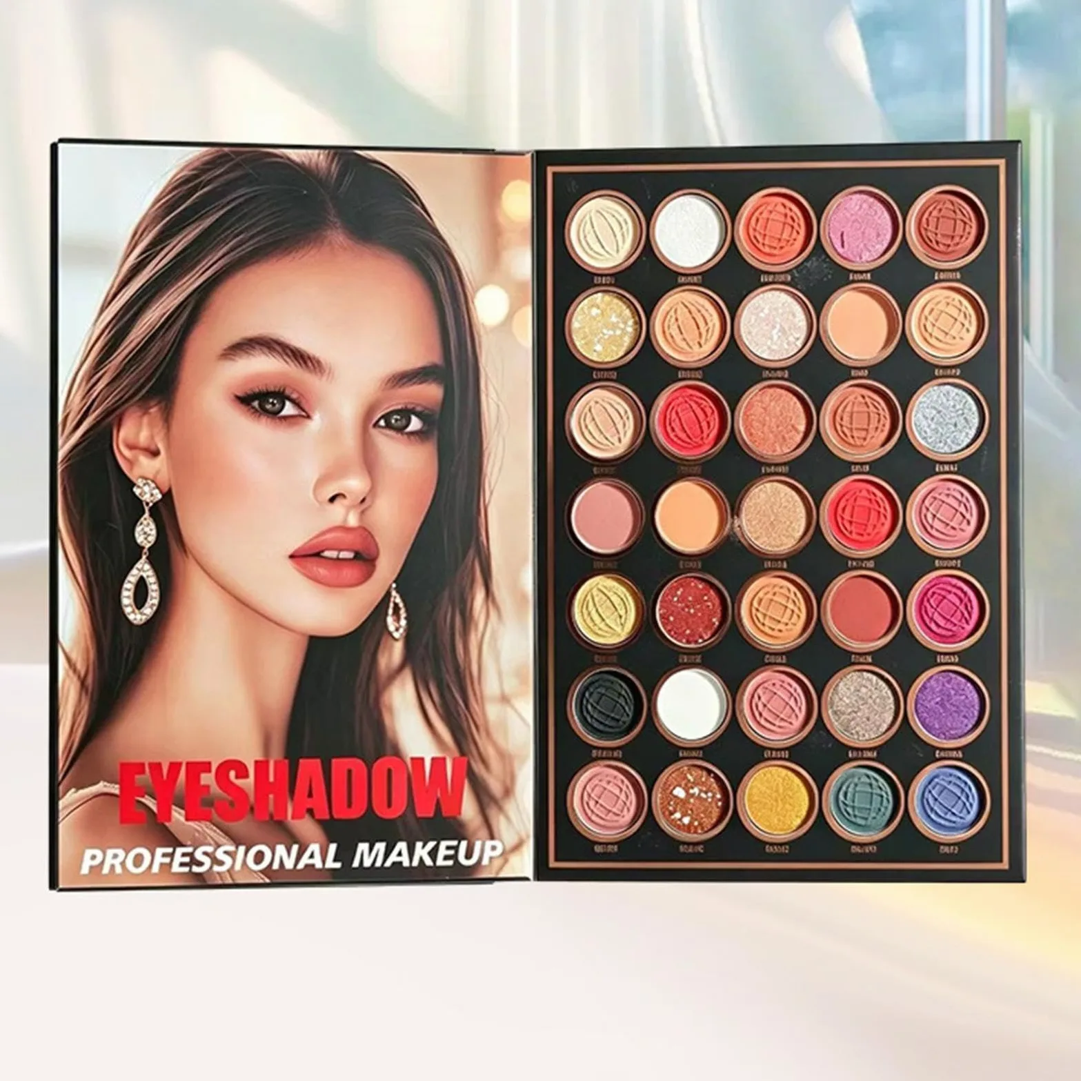 Palette di Ombretti Illuminante Portatile A Forma Di Libro | Ombretto Opaco Per Donne E Ragazze Ideale Per Bellezza Appuntamenti Feste Viaggi E Pendolarismo Quotidiano