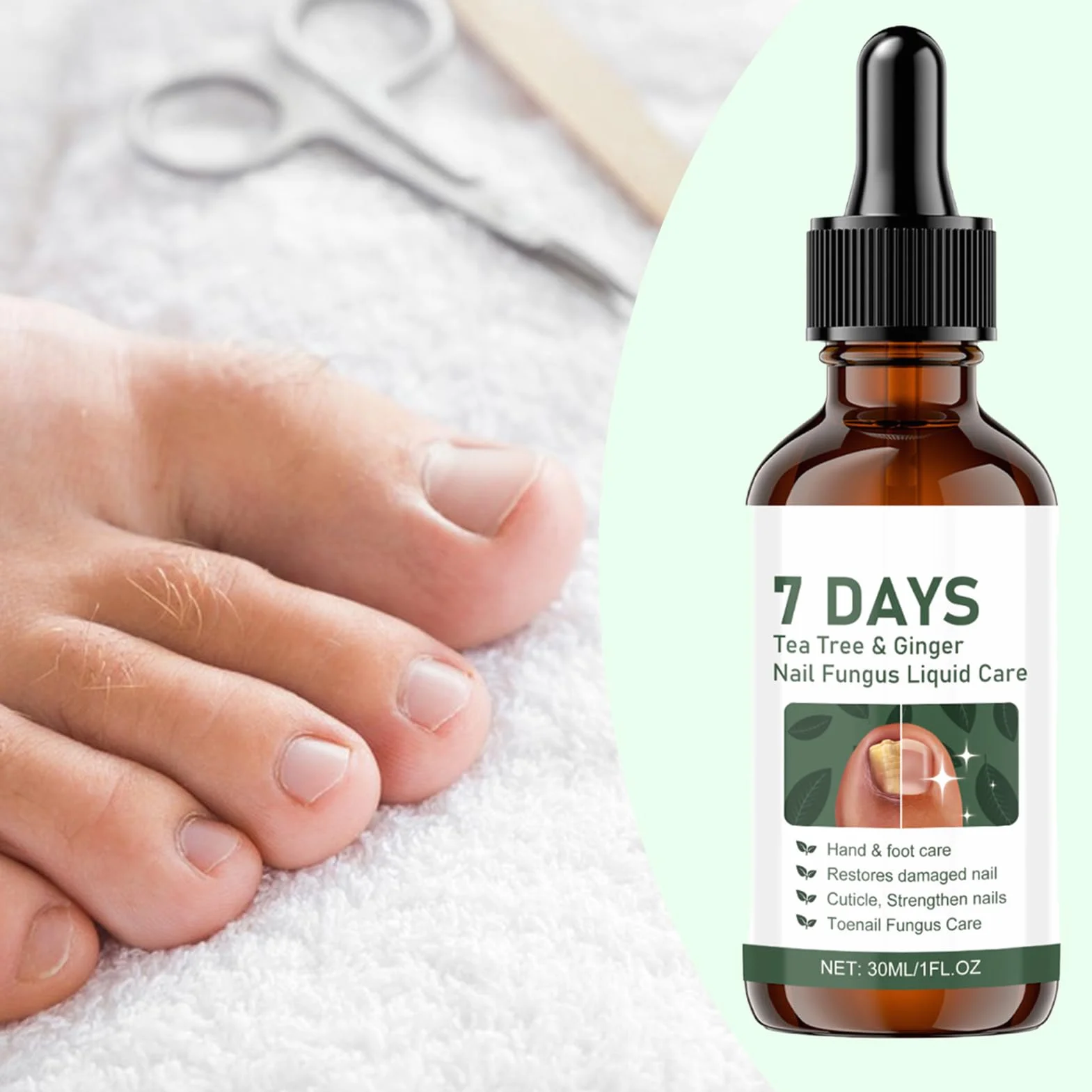 Olio per Cuticole - Olio Cura Unghie 30ml,Rinforzante Liquido Giornaliero Ripristino Salute Mani Piedi Donne Uomini Discolorazione