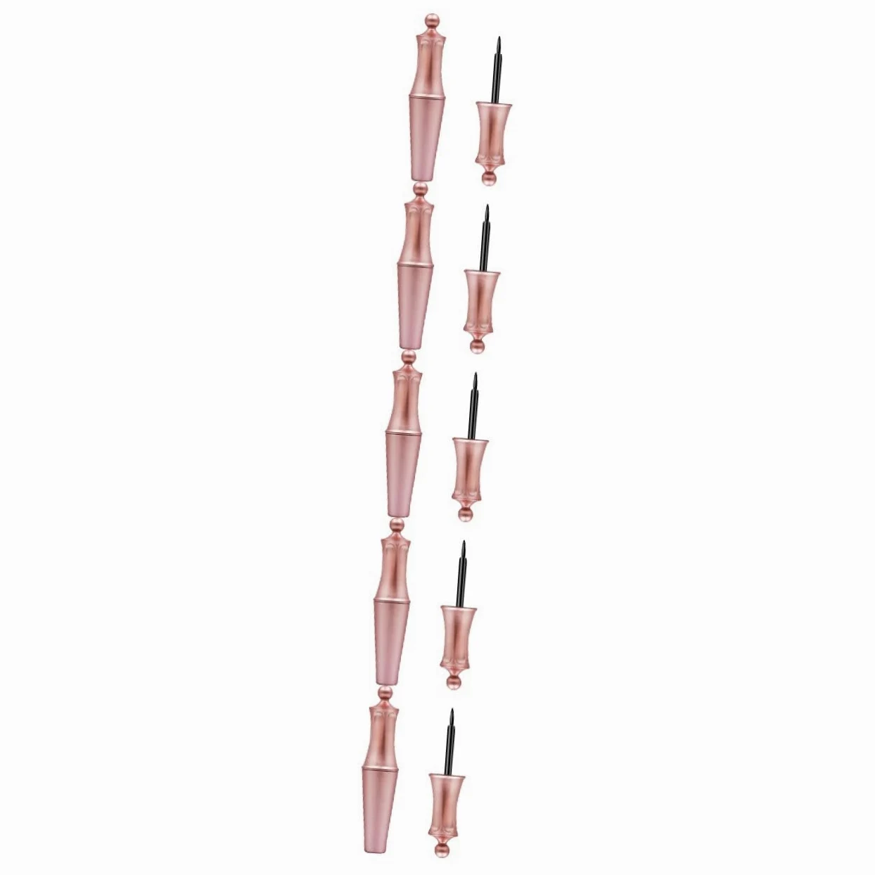 Didiseaon 5 Set Di Penna Eyeliner Magnetica Eyeliner Liquido Kit Per Il Trucco 4 Ml Per Donne E Adolescenti 2 Pezzi * 5