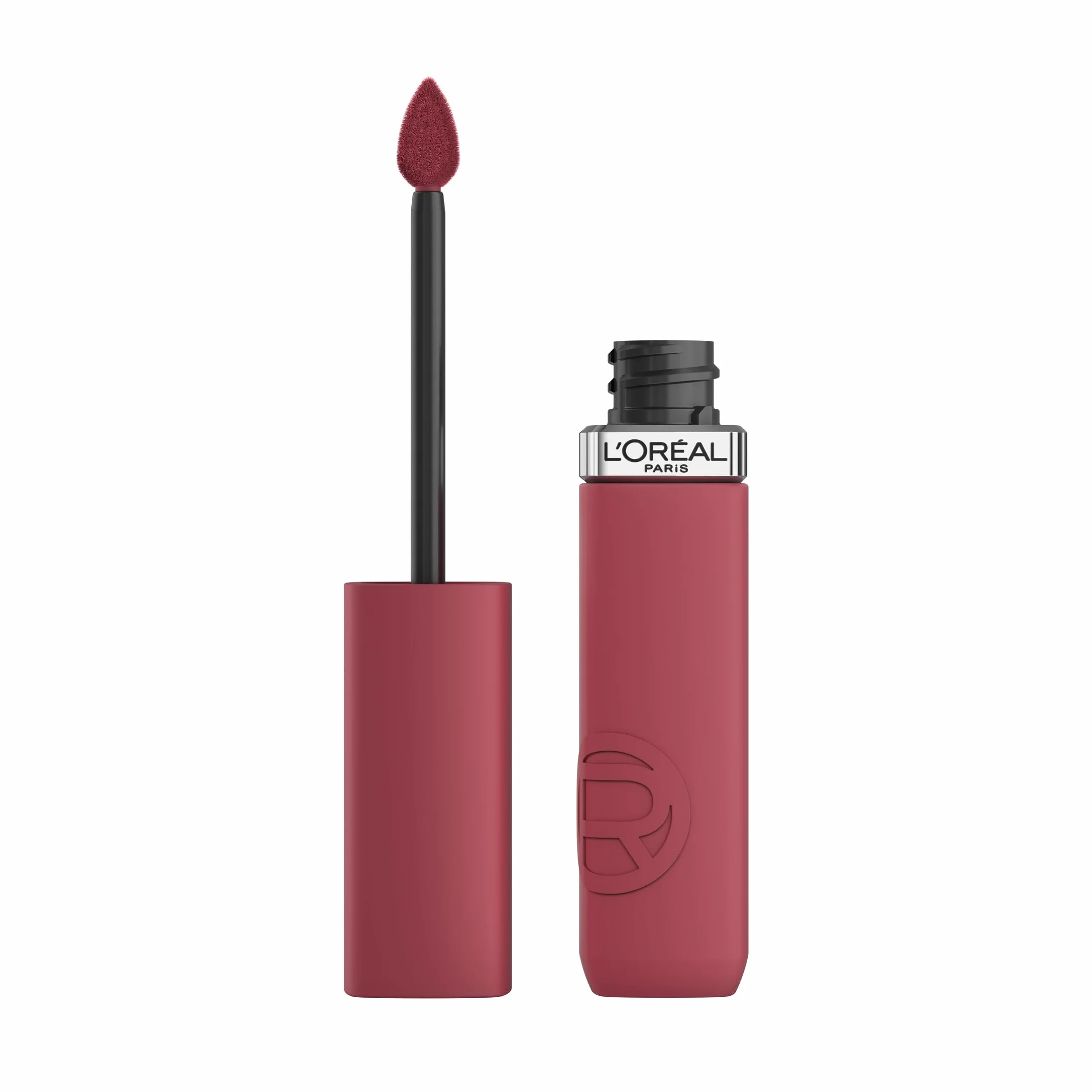 L'Oréal Paris Rossetto Liquido, Colore Intenso, Formula Matte a Lunga Durata, Resistente alle Sbavature, No transfer, Con Acido Ialuronico, Infaillible Matte Resistance, Tonalità: First Move 665