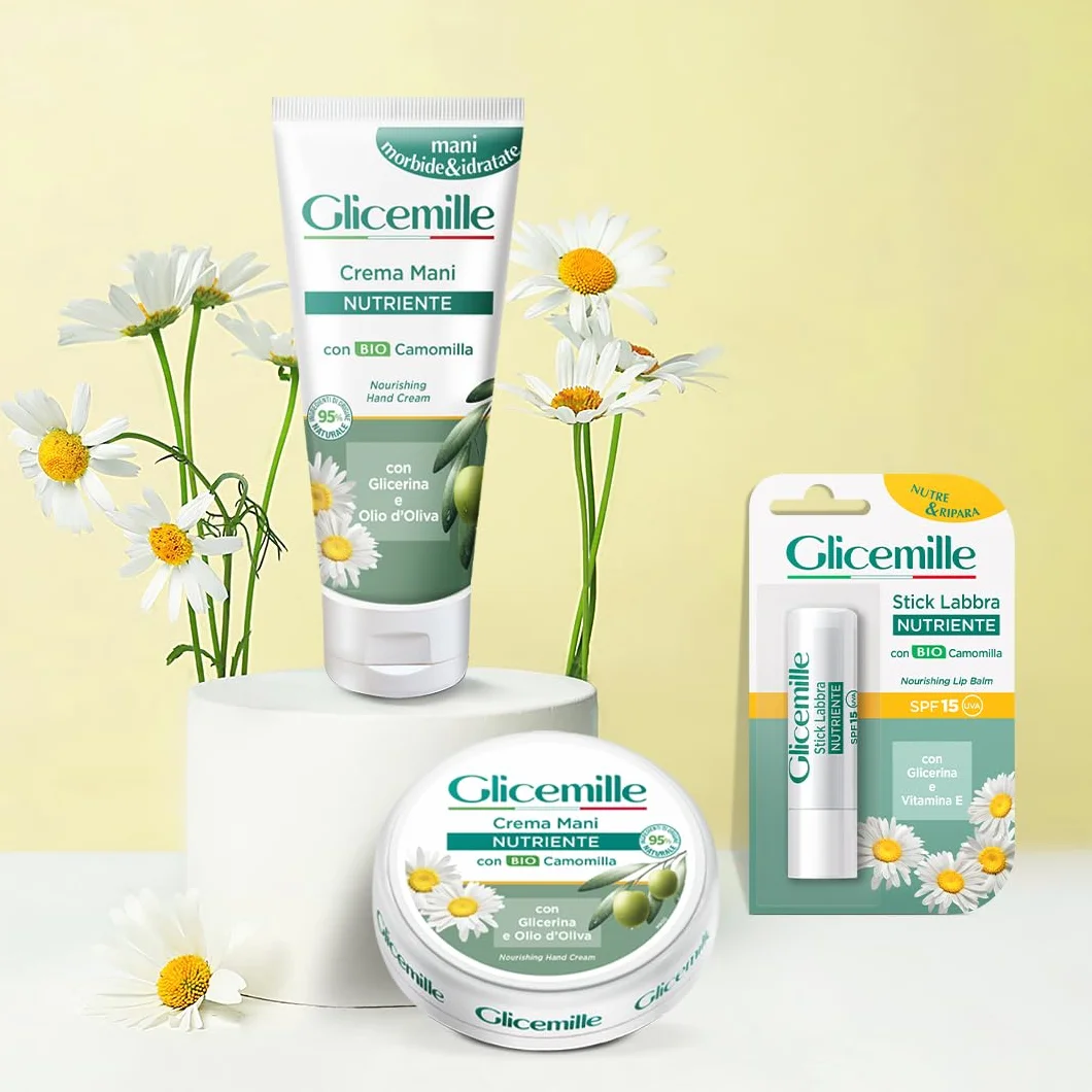 GLICEMILLE | Crema Mani Nutriente, Giara, 100ml | Con Glicerina e Olio di Oliva