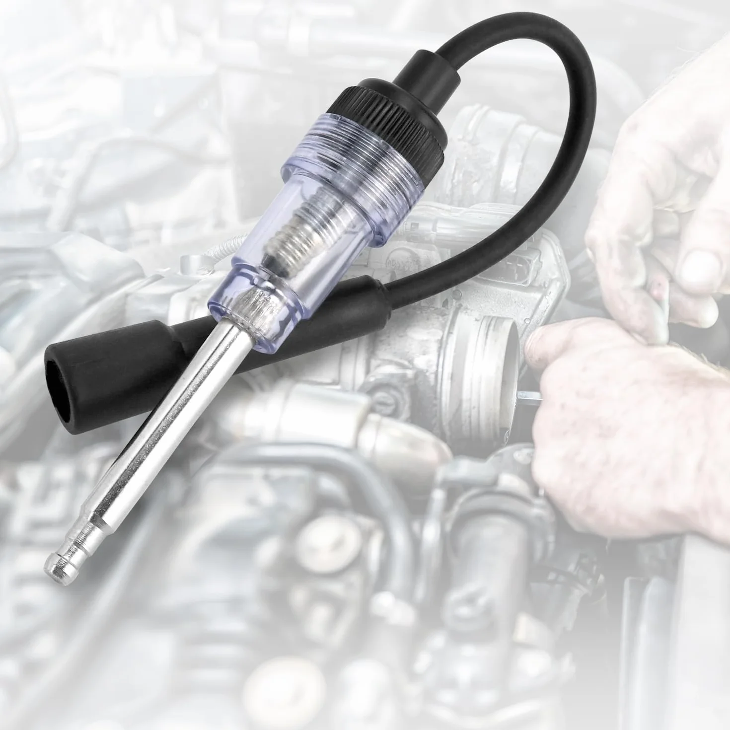 QWORK 4 pezzi tester candele auto per sistema di accensione motore