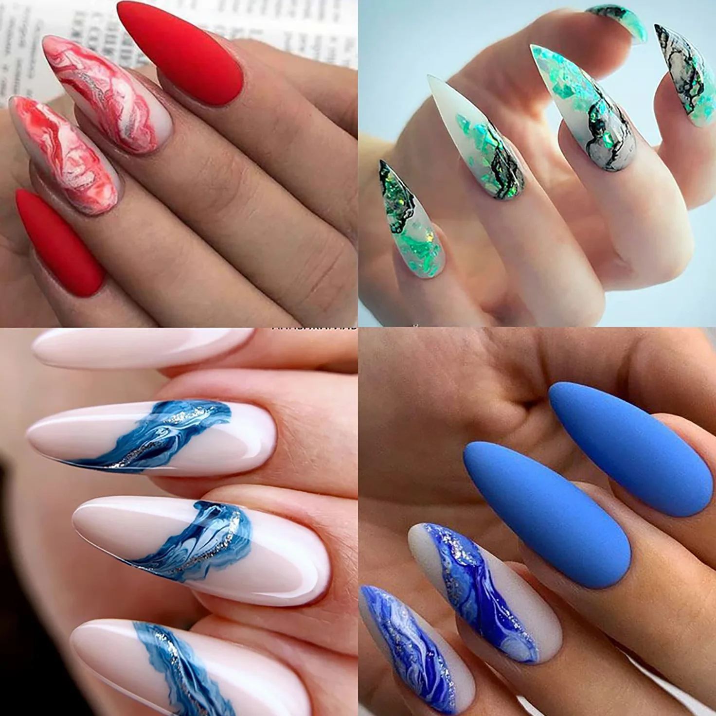 3 Pezzi Nail Stamping Piastre Francese Marmo A Strisce Nail Art Stampaggio Modello Marmorizzazione In Acciaio Inox Nail Design Stencil Strumenti