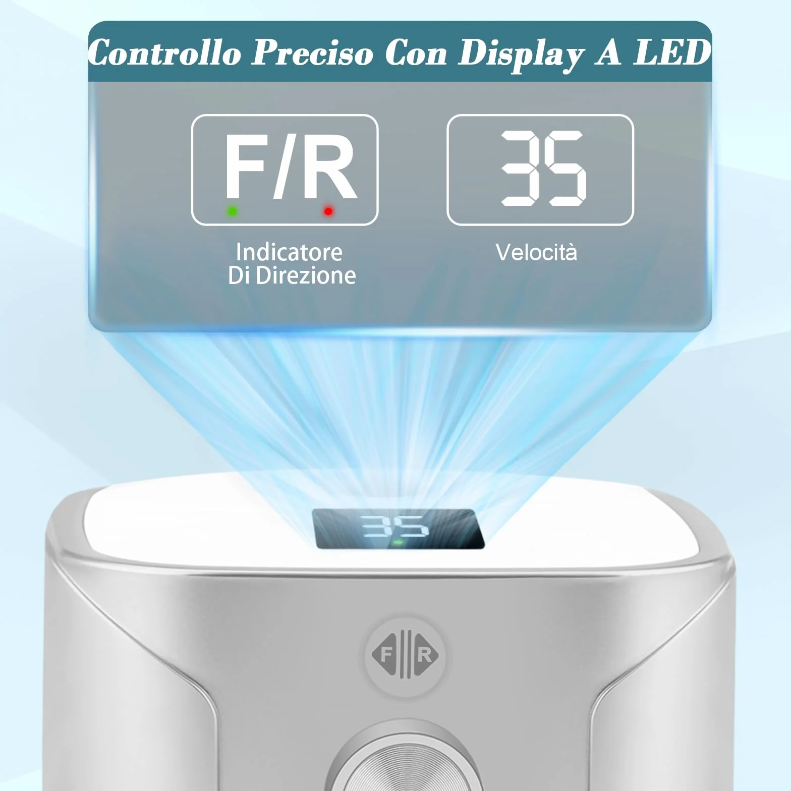 Kredioo Fresa per Unghie Professionale 35000RPM, Trapano Elettrico per Rimozione Gel/Smalto, Argento