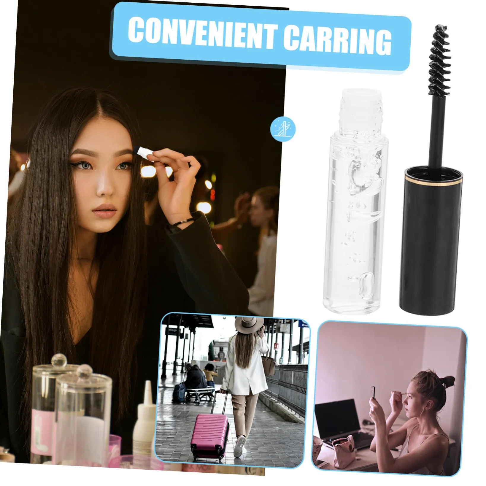 6pezzi Gel Per Sopracciglia Fissatore Per Makeup e Duraturo Confezione Per Speciali e